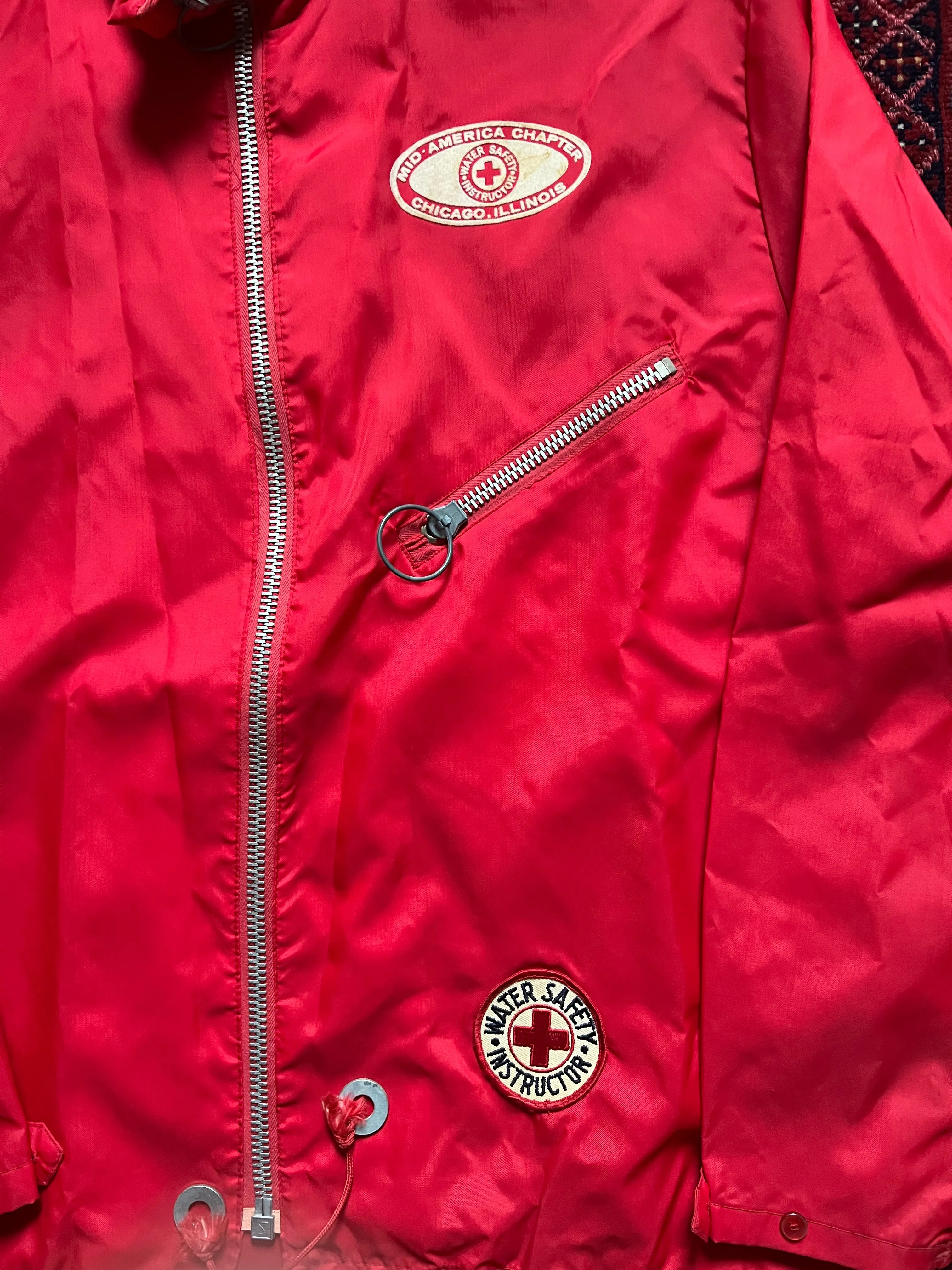 1970s Chicago Water Safety Instructor Windbreaker