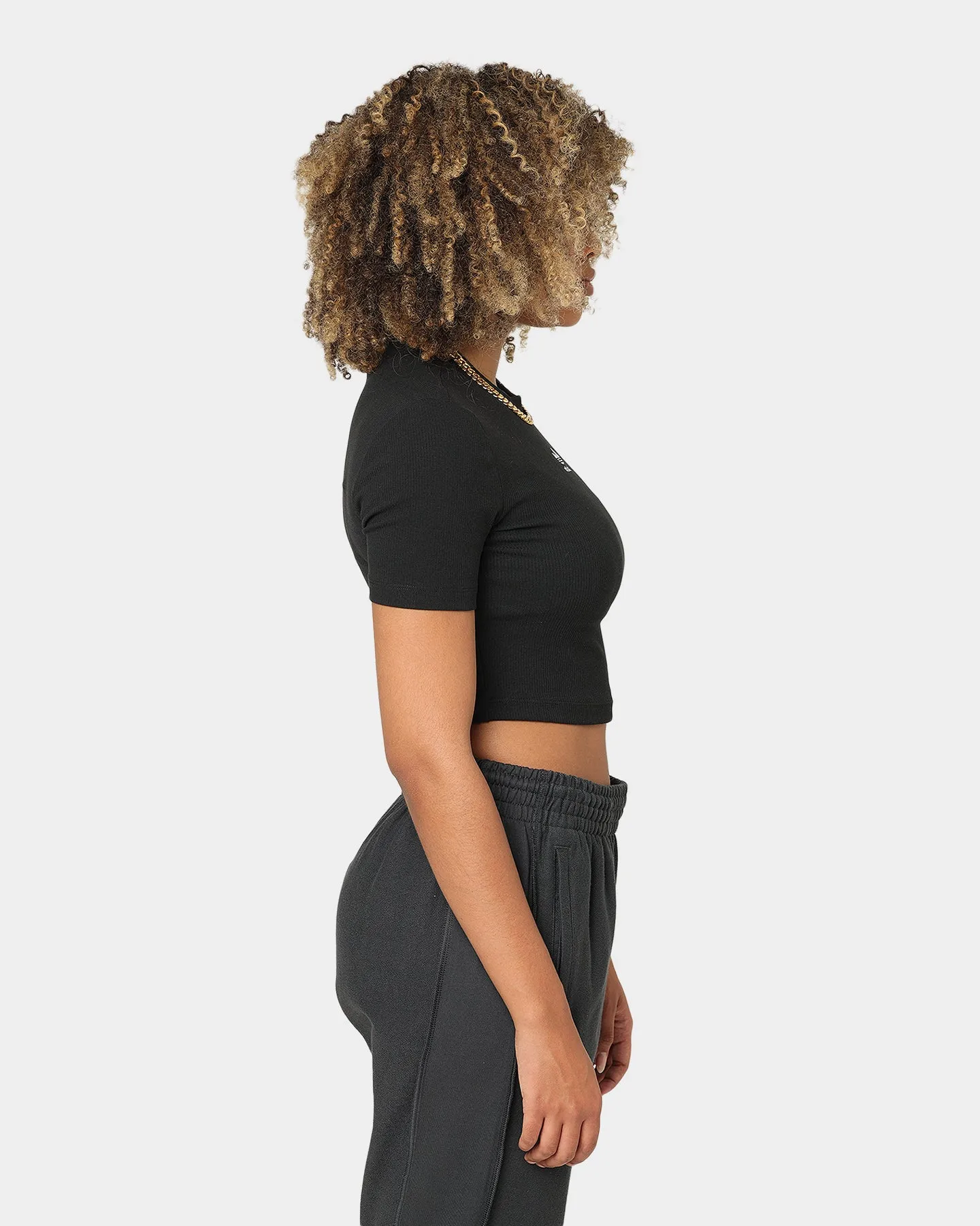 Adidas Women's Cropped T-Shirt Black
