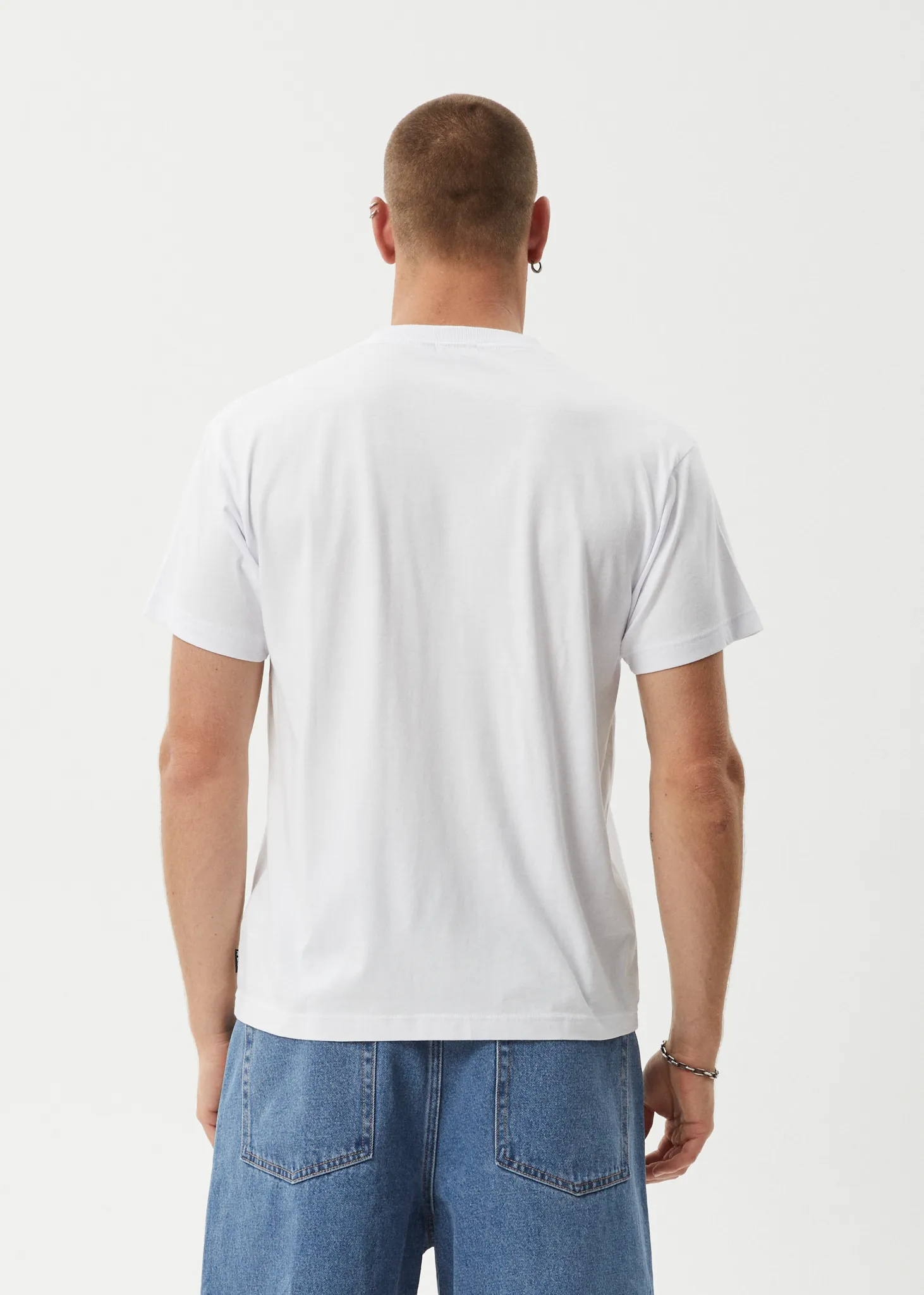 AFENDS Mens Thorny - Boxy Fit Tee - White