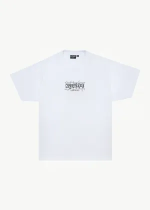 AFENDS Mens Thorny - Boxy Fit Tee - White