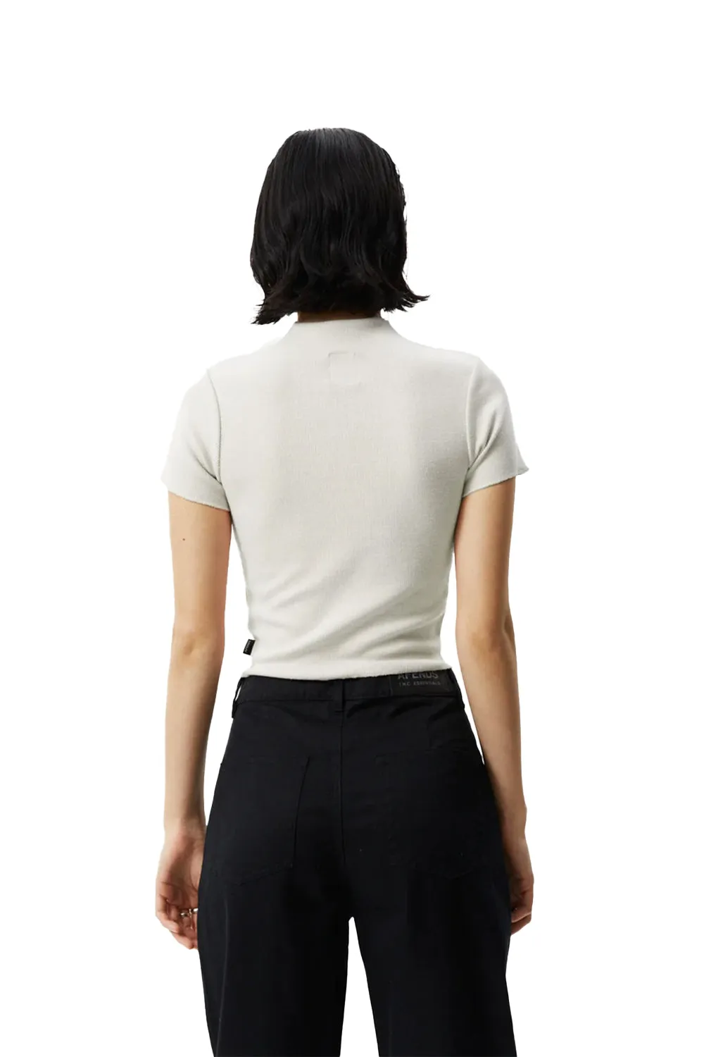 Afends Womens Iconic Hemp Ribbed Tee