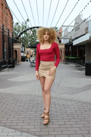 Arabella Drape Mini Skirt