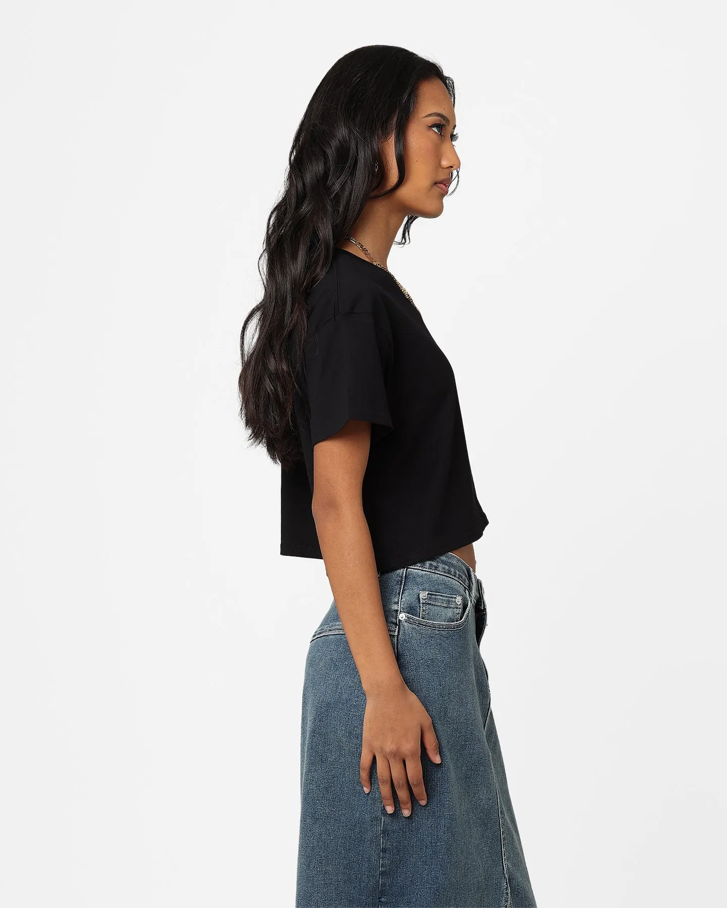 AS Colour Women's Crop T-Shirt Black