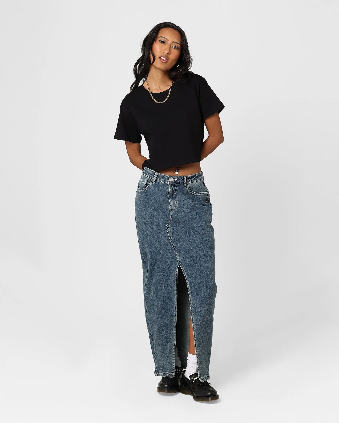AS Colour Women's Crop T-Shirt Black