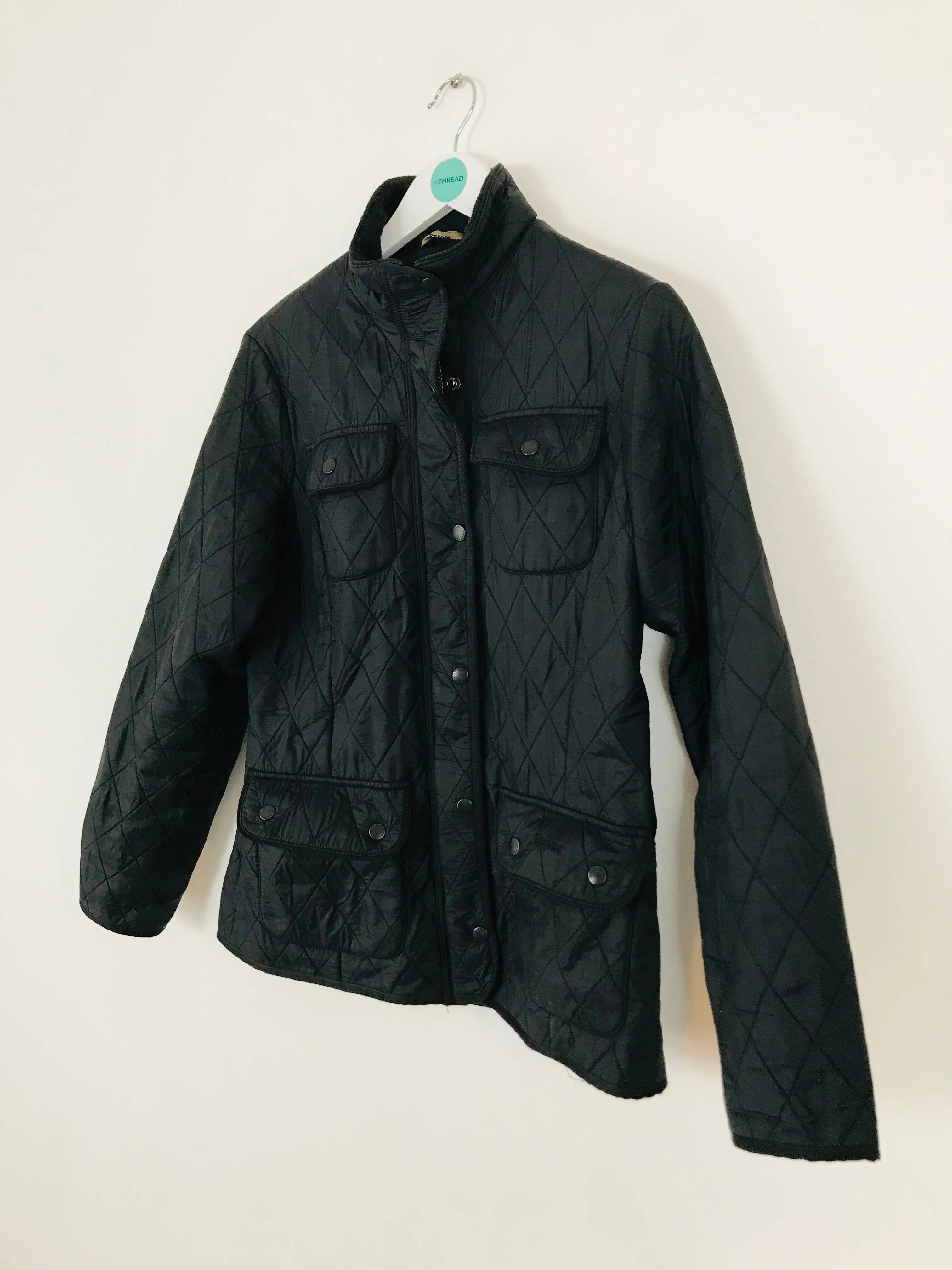 Barbour Women’s Quilted Jacket Coat | UK12 | Black