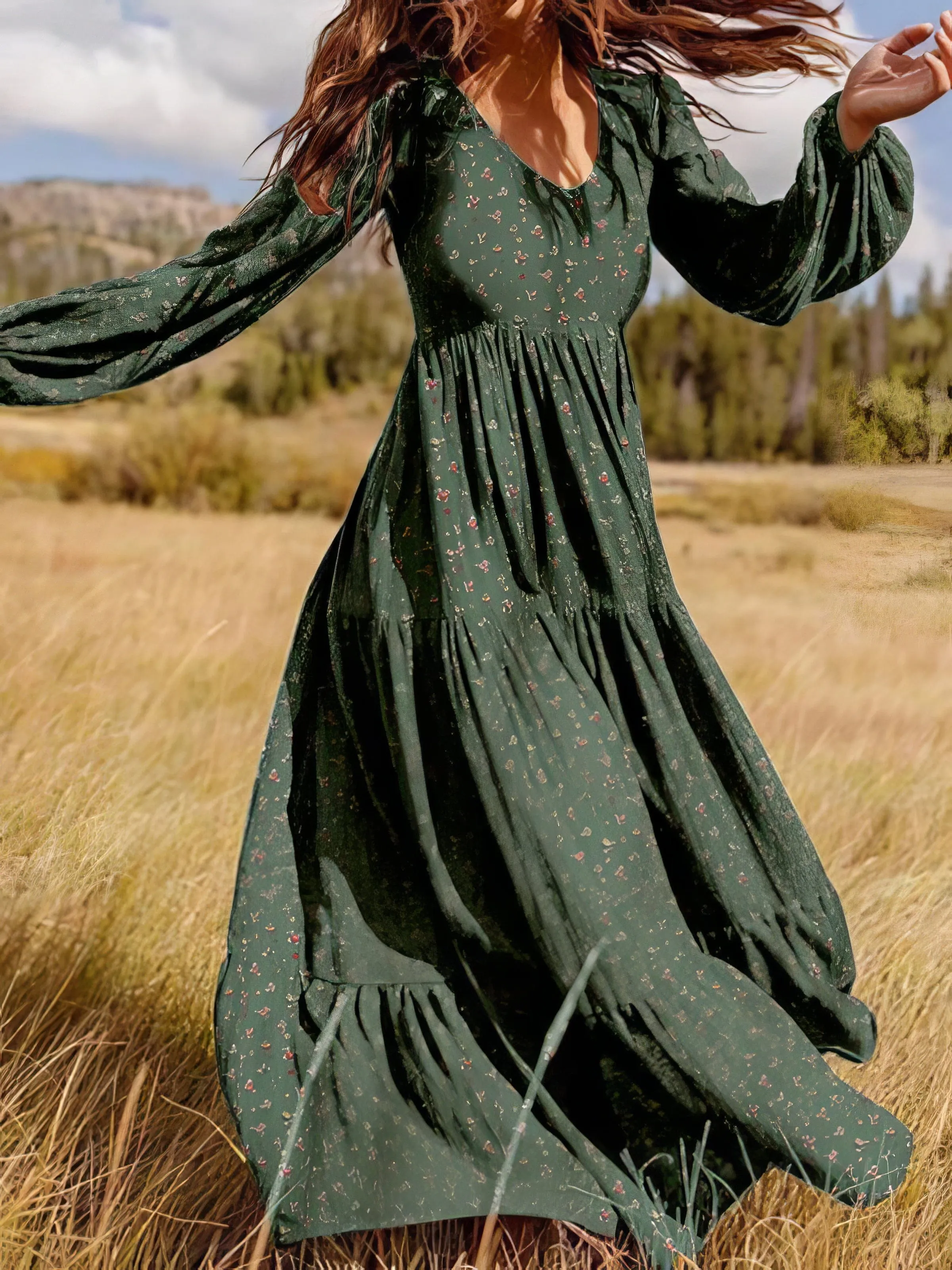 Bohemian Style Maxi Dress