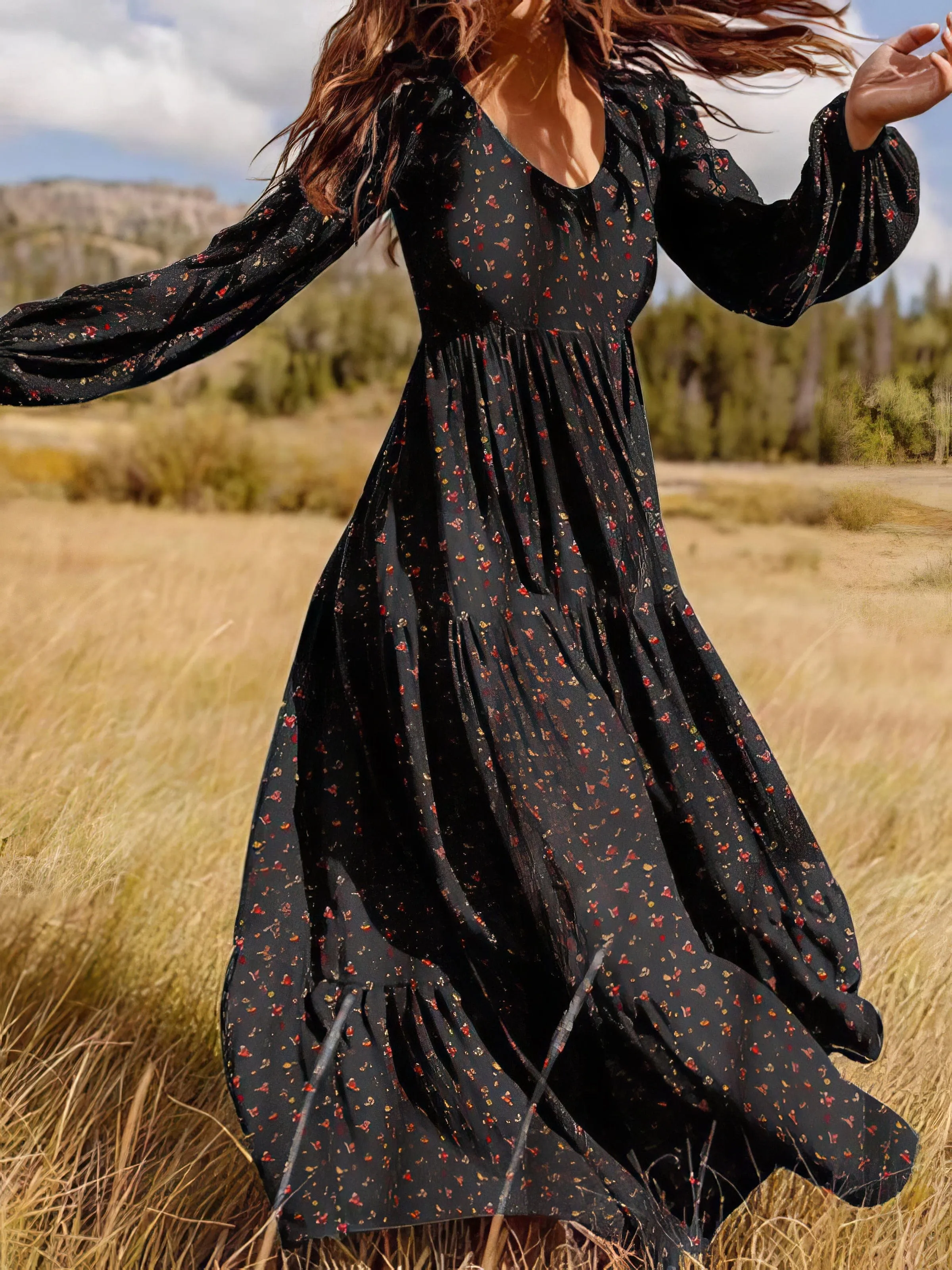 Bohemian Style Maxi Dress