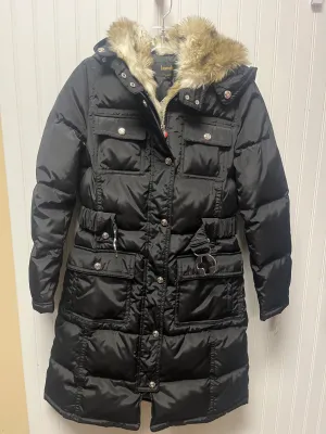 Coat Puffer & Quilted By Laundry In Black, Size: S