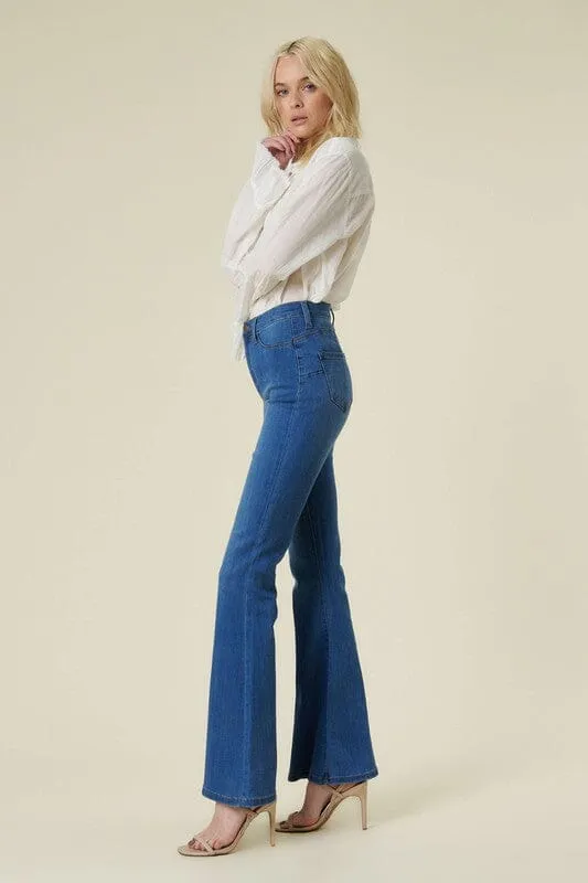 Curvy Flare Jeans - Vibrant M.i.U