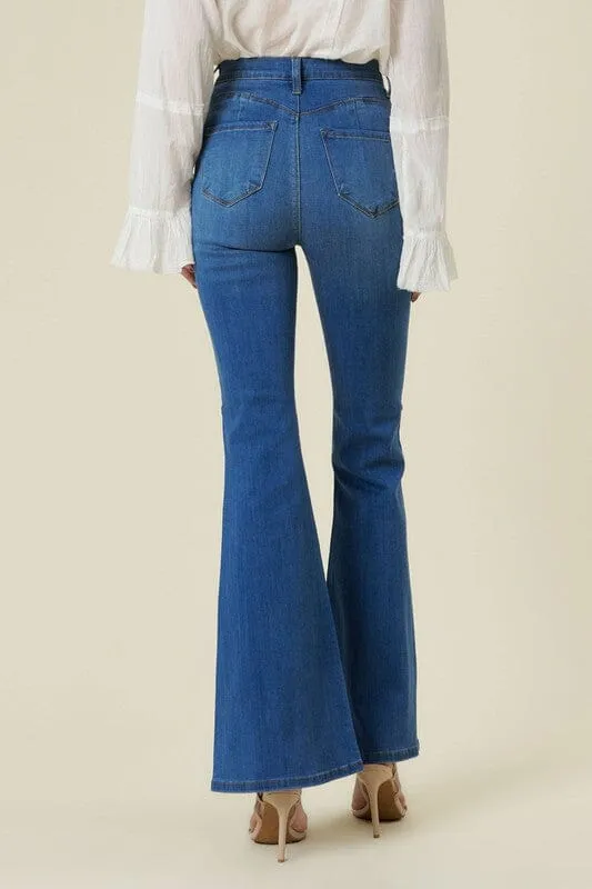 Curvy Flare Jeans - Vibrant M.i.U