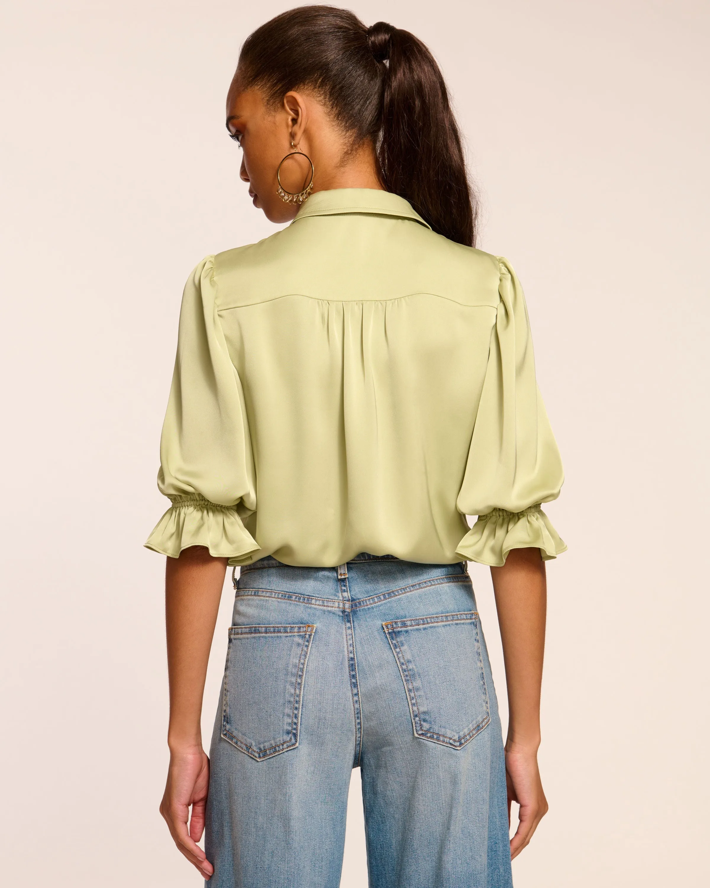 Dina Button Down Bodysuit