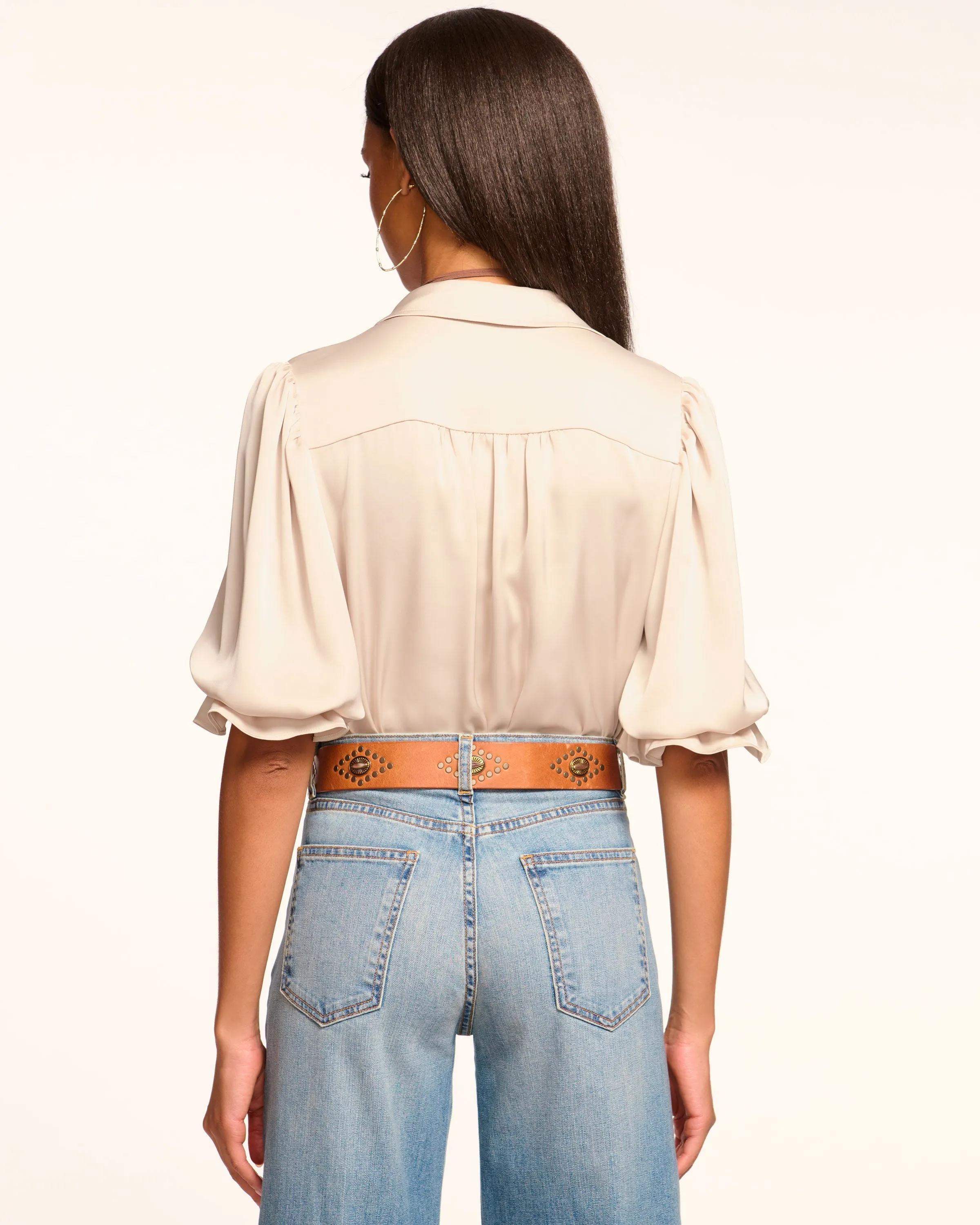 Dina Button Down Bodysuit