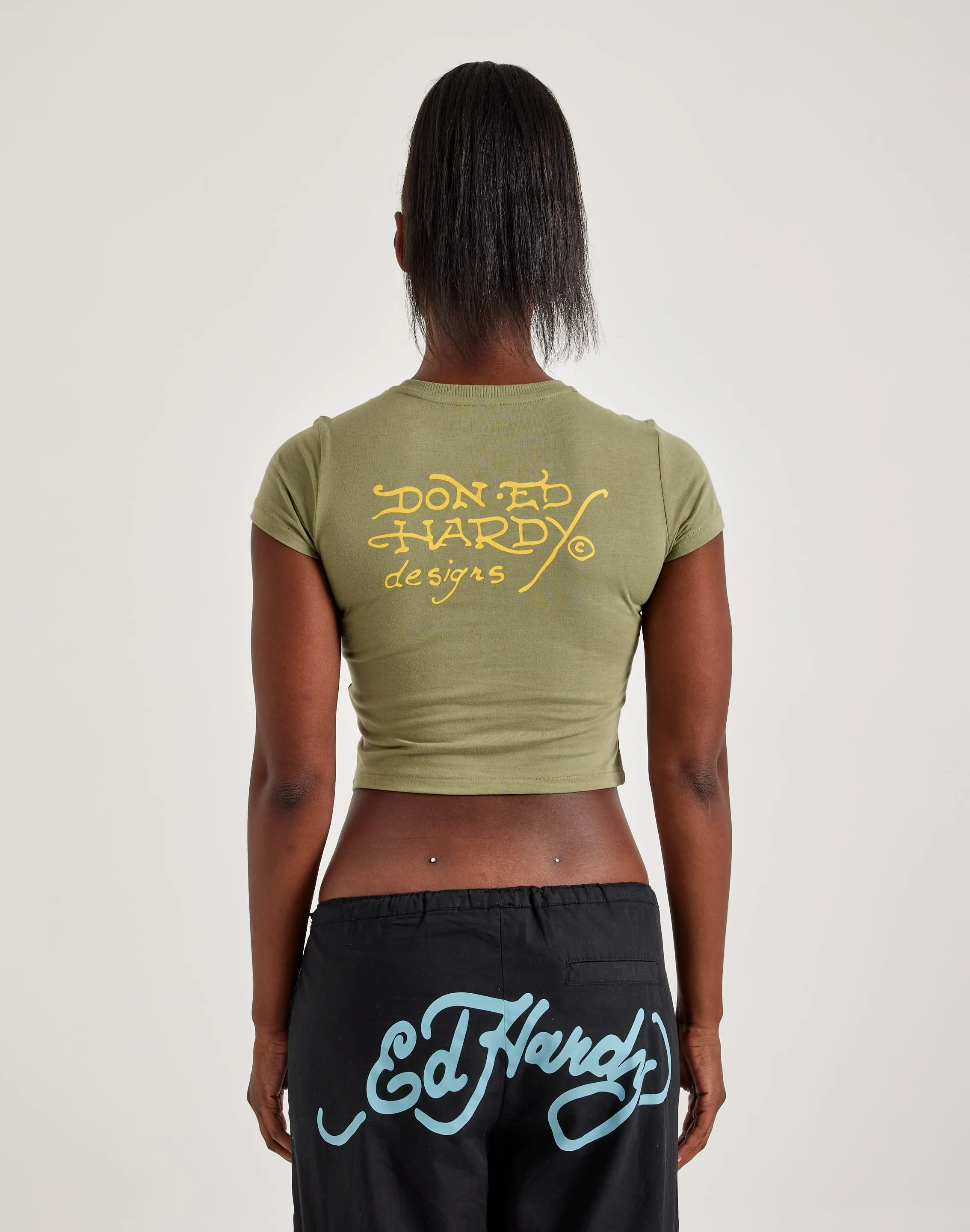 Ed Hardy Love Kills Slowly Skull Baby Tee