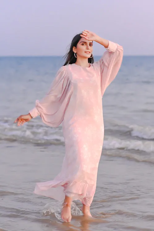 Ellena - Floral Print Chiffon Dress