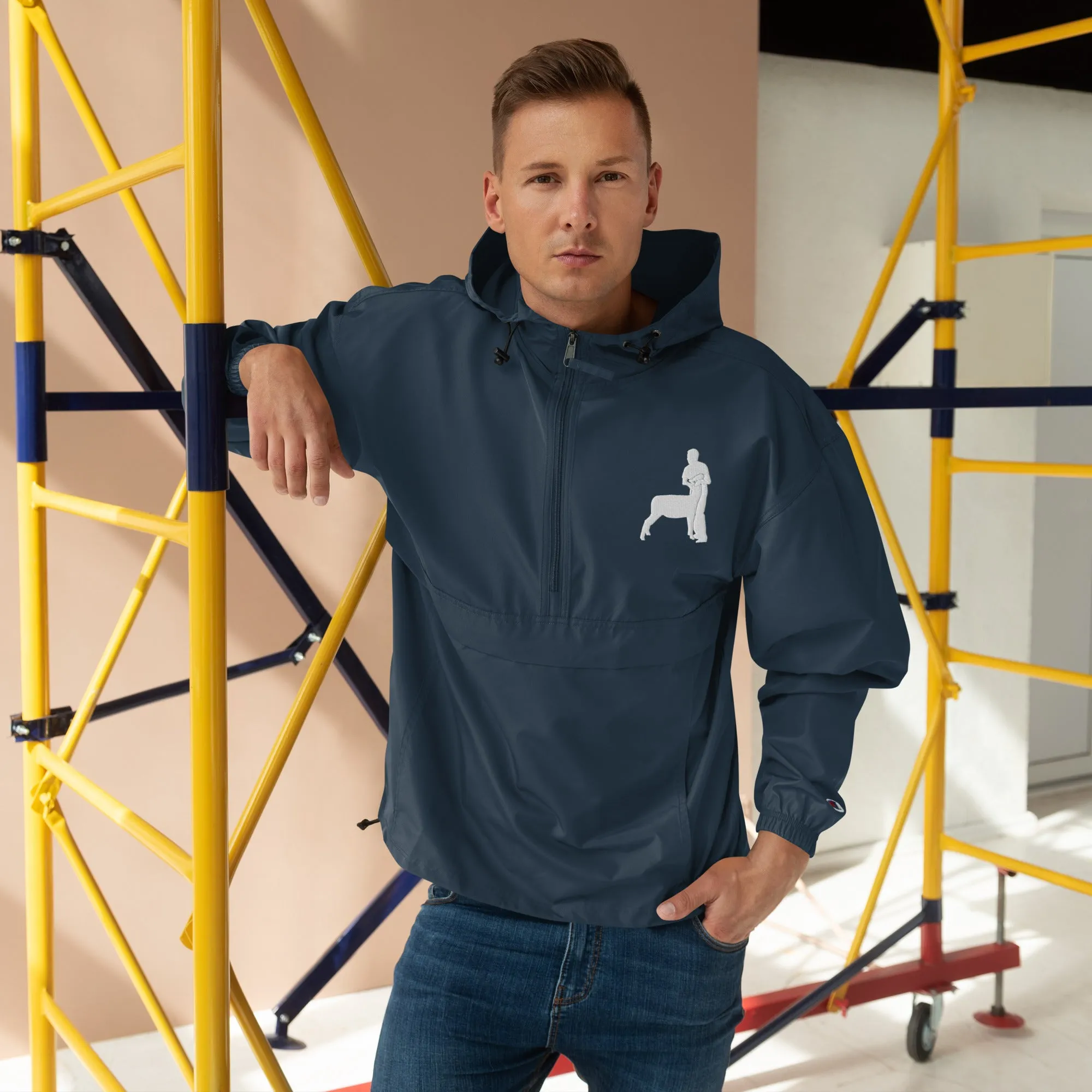 Embroidered Packable Jacket - Exhibitor Lamb Jacket - Wash Rack Pullover Jacket
