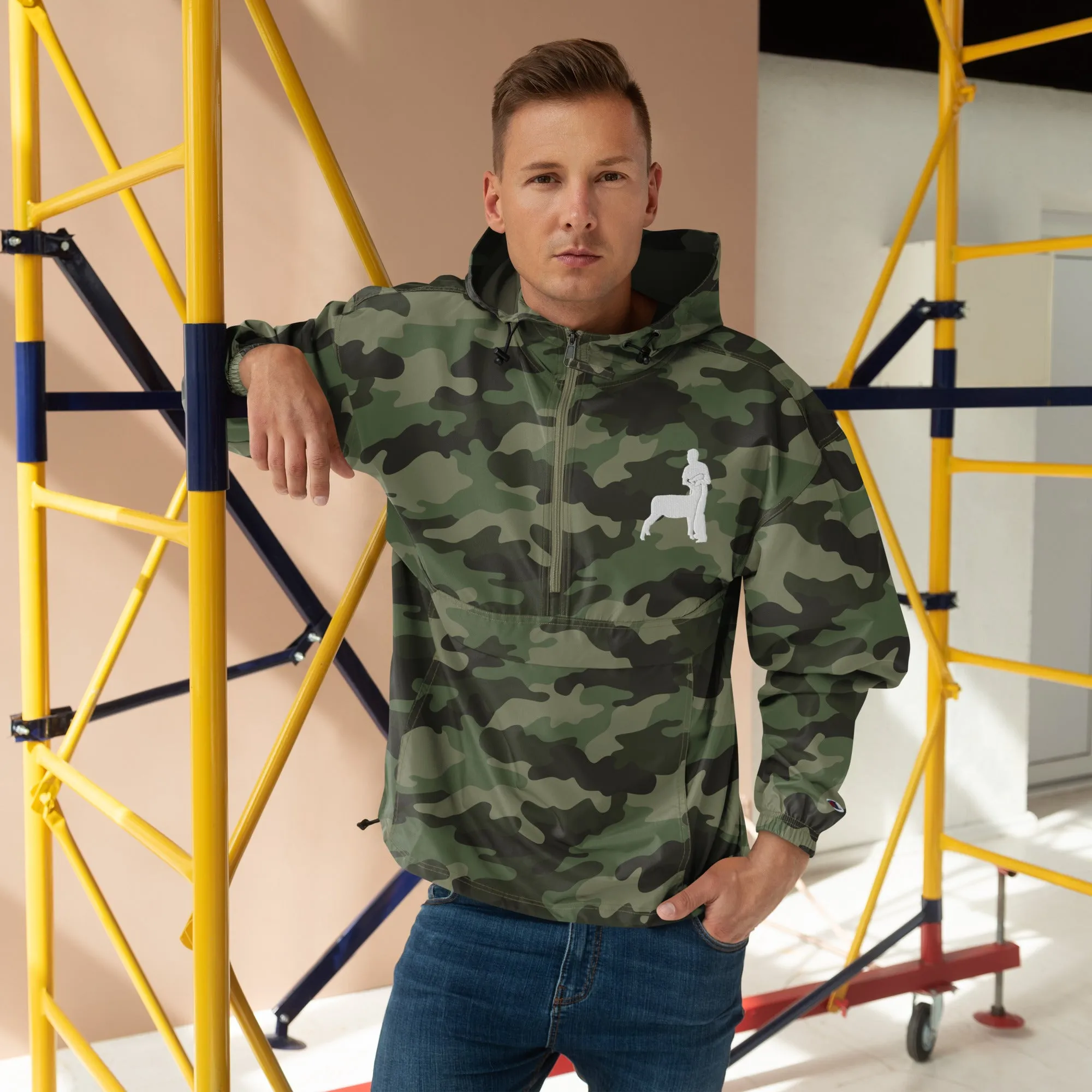 Embroidered Packable Jacket - Exhibitor Lamb Jacket - Wash Rack Pullover Jacket