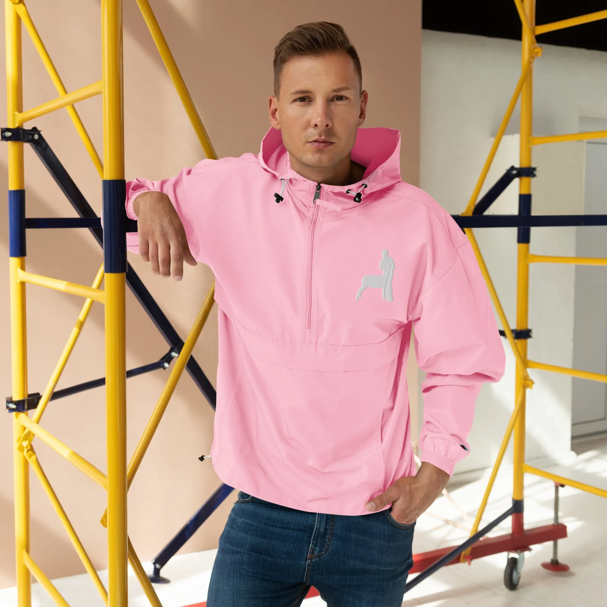 Embroidered Packable Jacket - Exhibitor Lamb Jacket - Wash Rack Pullover Jacket