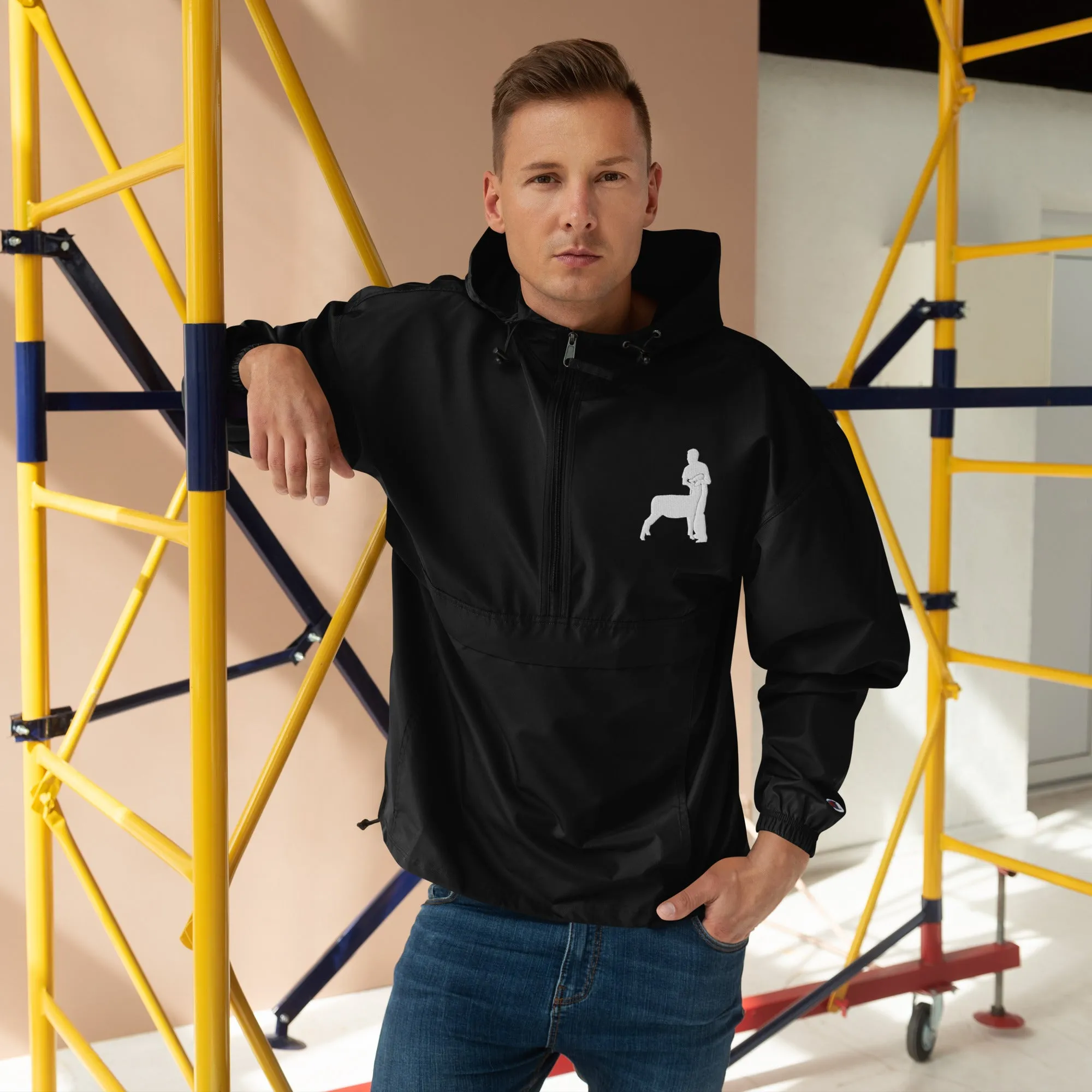 Embroidered Packable Jacket - Exhibitor Lamb Jacket - Wash Rack Pullover Jacket