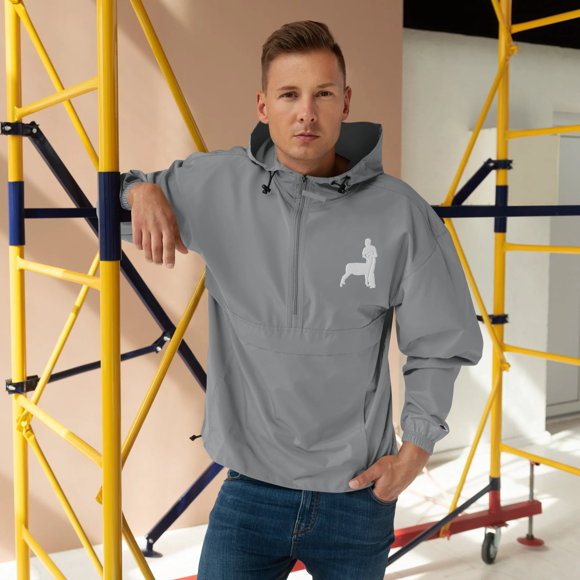 Embroidered Packable Jacket - Exhibitor Lamb Jacket - Wash Rack Pullover Jacket