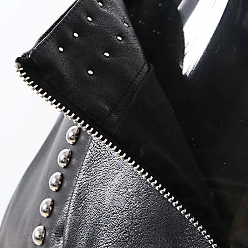 Faux Studded Skirt