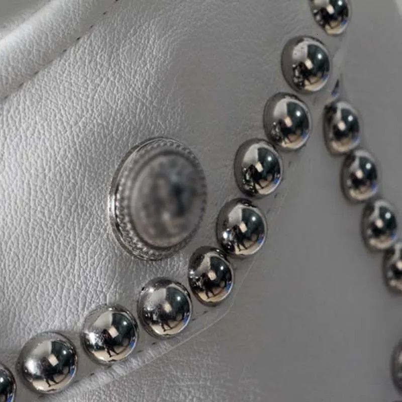 Faux Studded Skirt