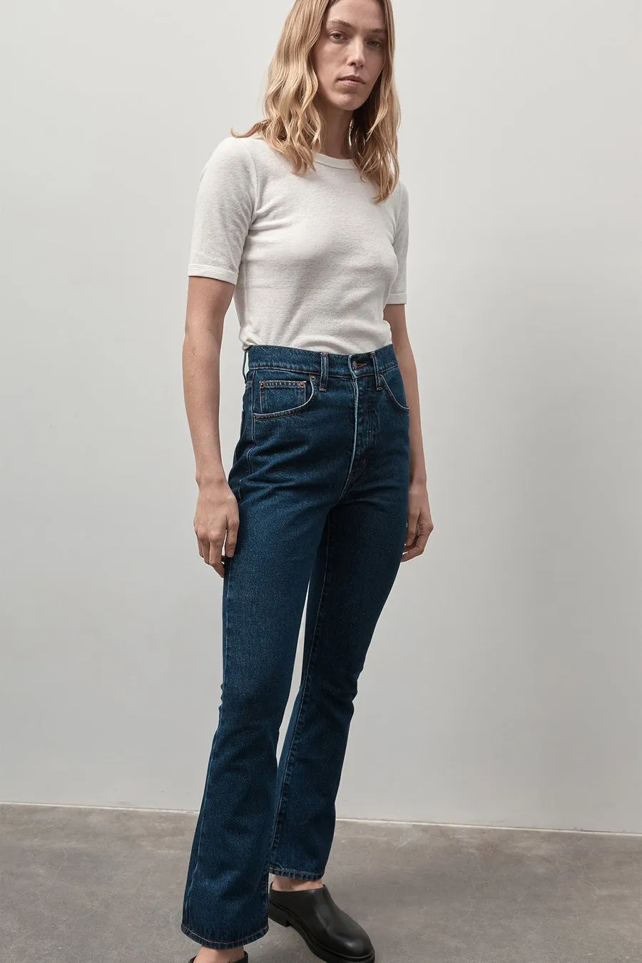 High Waist Indigo Jeans
