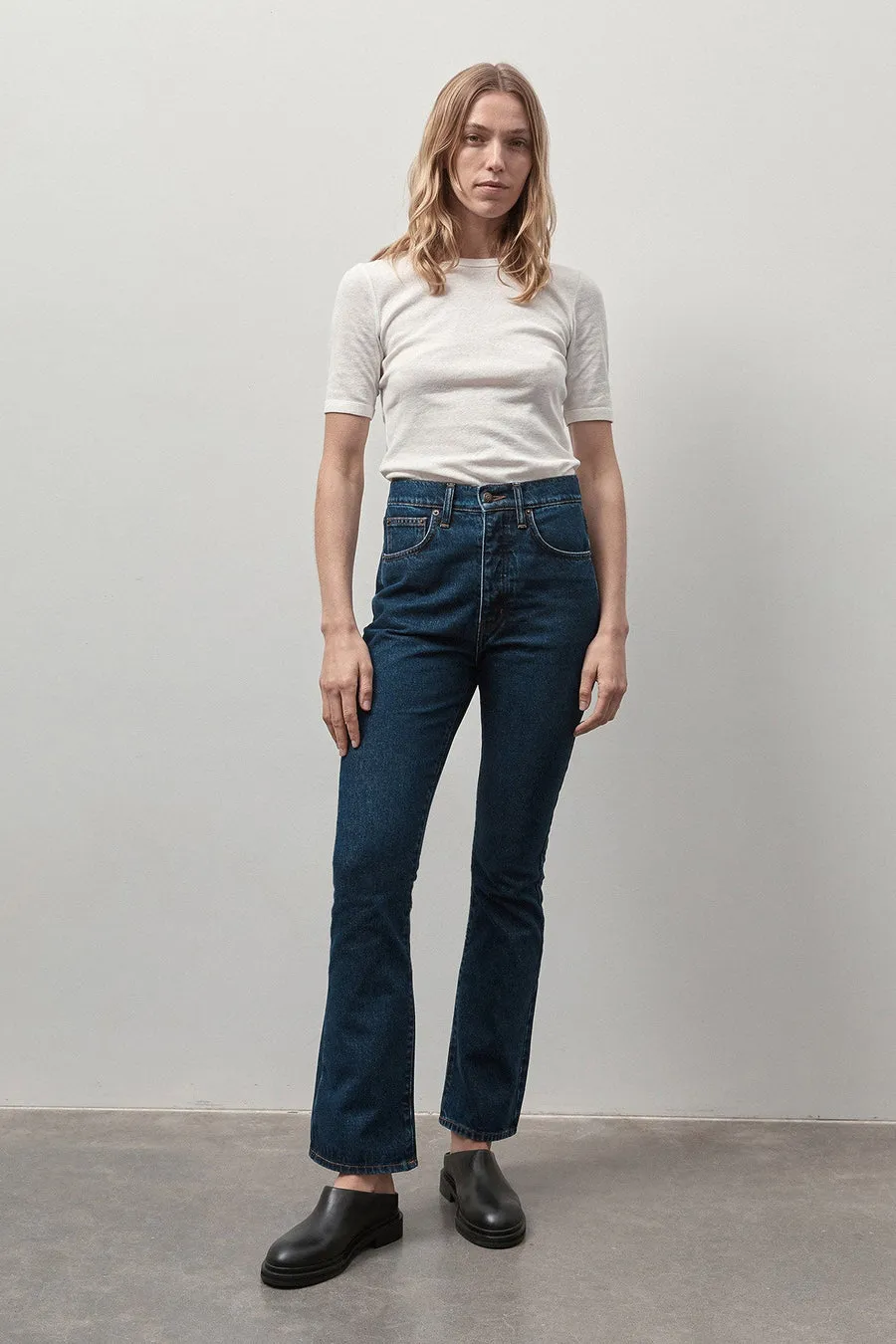 High Waist Indigo Jeans