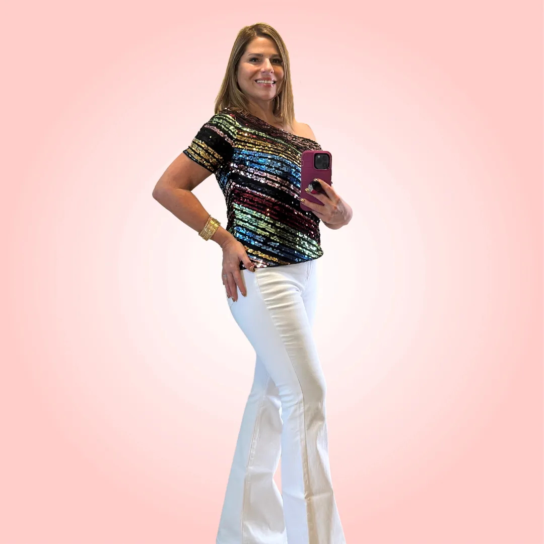 High Waisted Flare Jeans