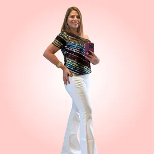 High Waisted Flare Jeans