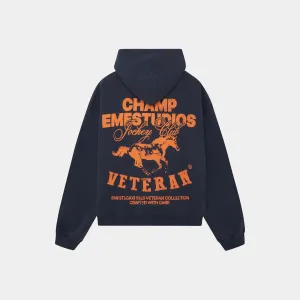 Horse Navy Oversized Hoodie