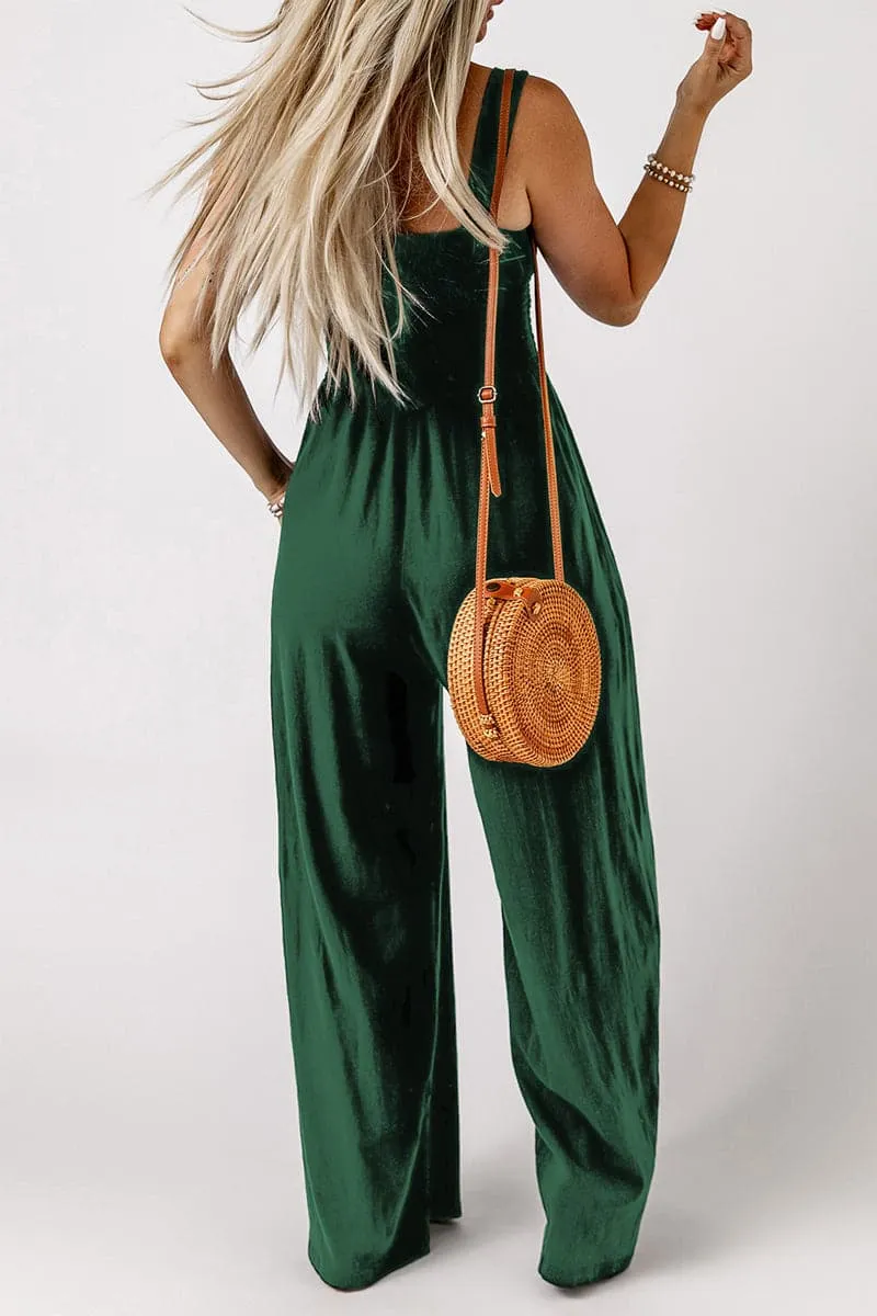 JC966 Shirred Off Shoulder Jumpsuit