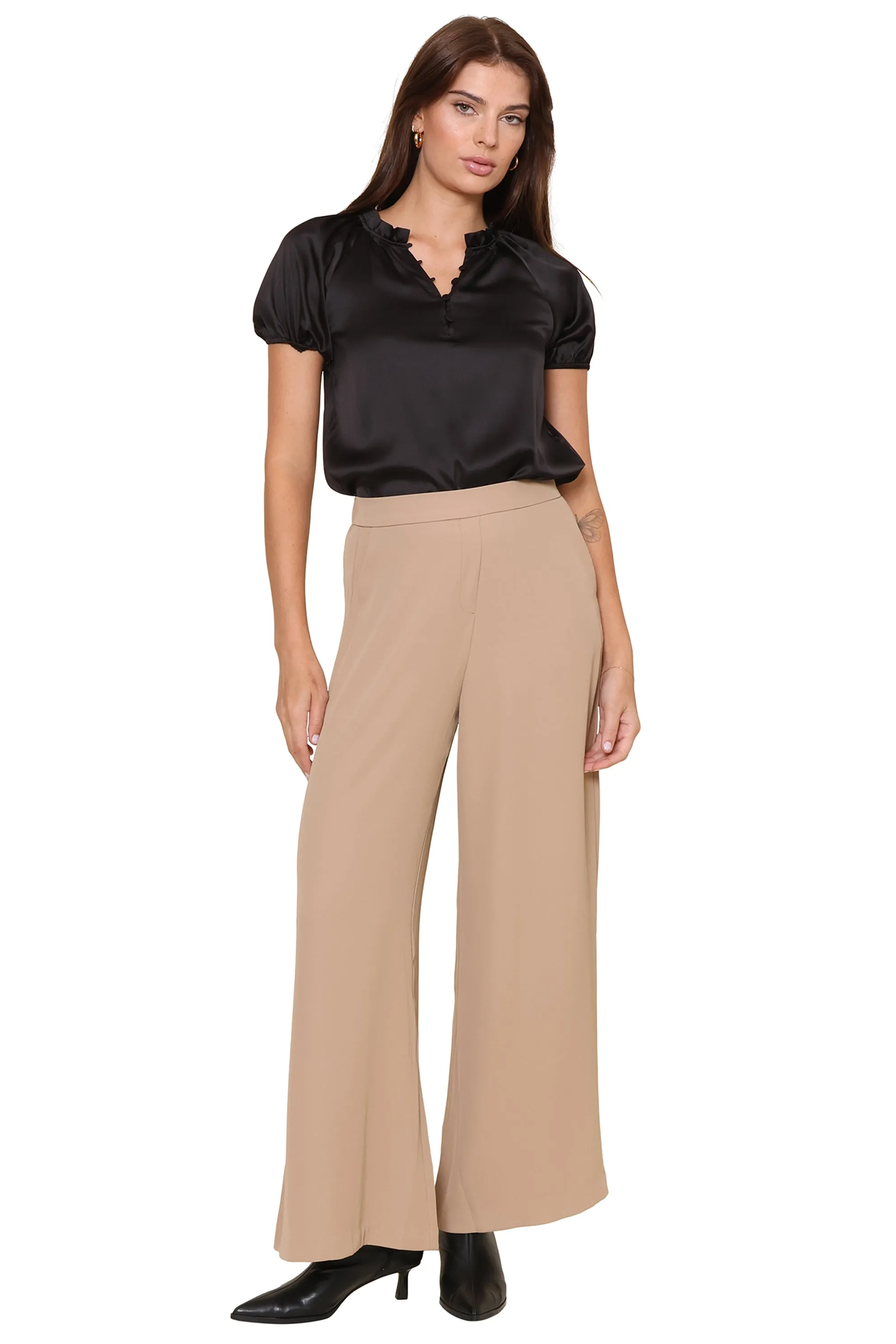Jenn Button Down Short Sleeve Top