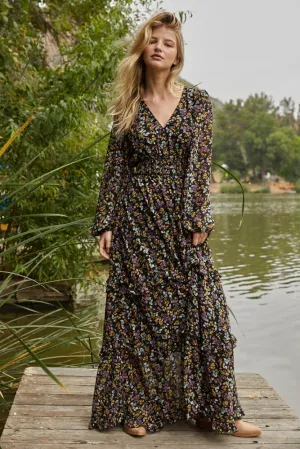 Kailey V-neck Maxi Dress