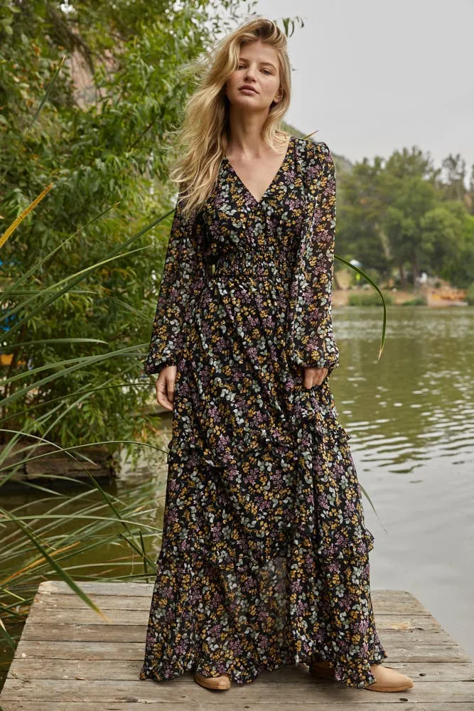 Kailey V-neck Maxi Dress