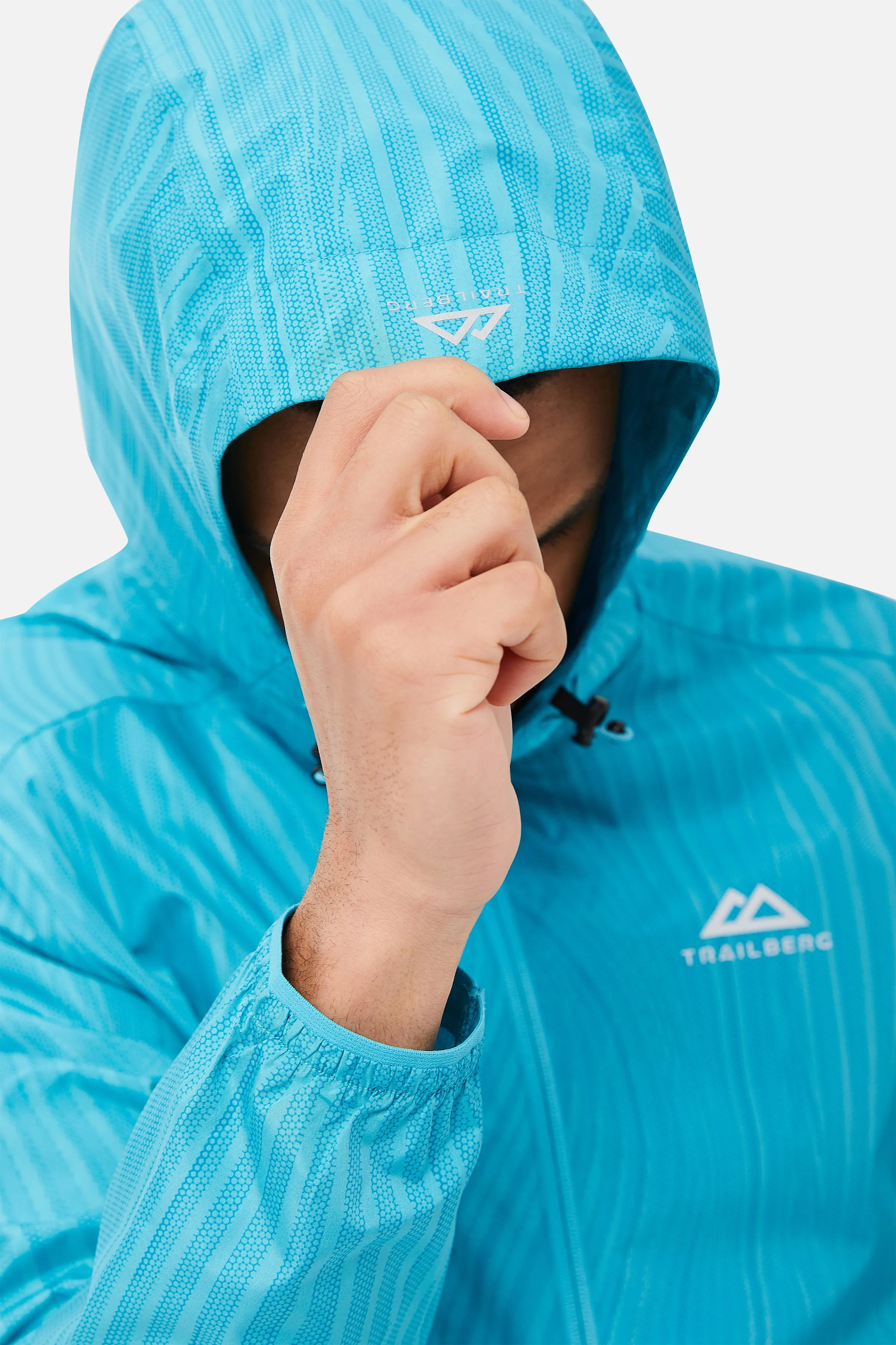 Men's Trailberg Vertex Scuba Blue Windbreaker