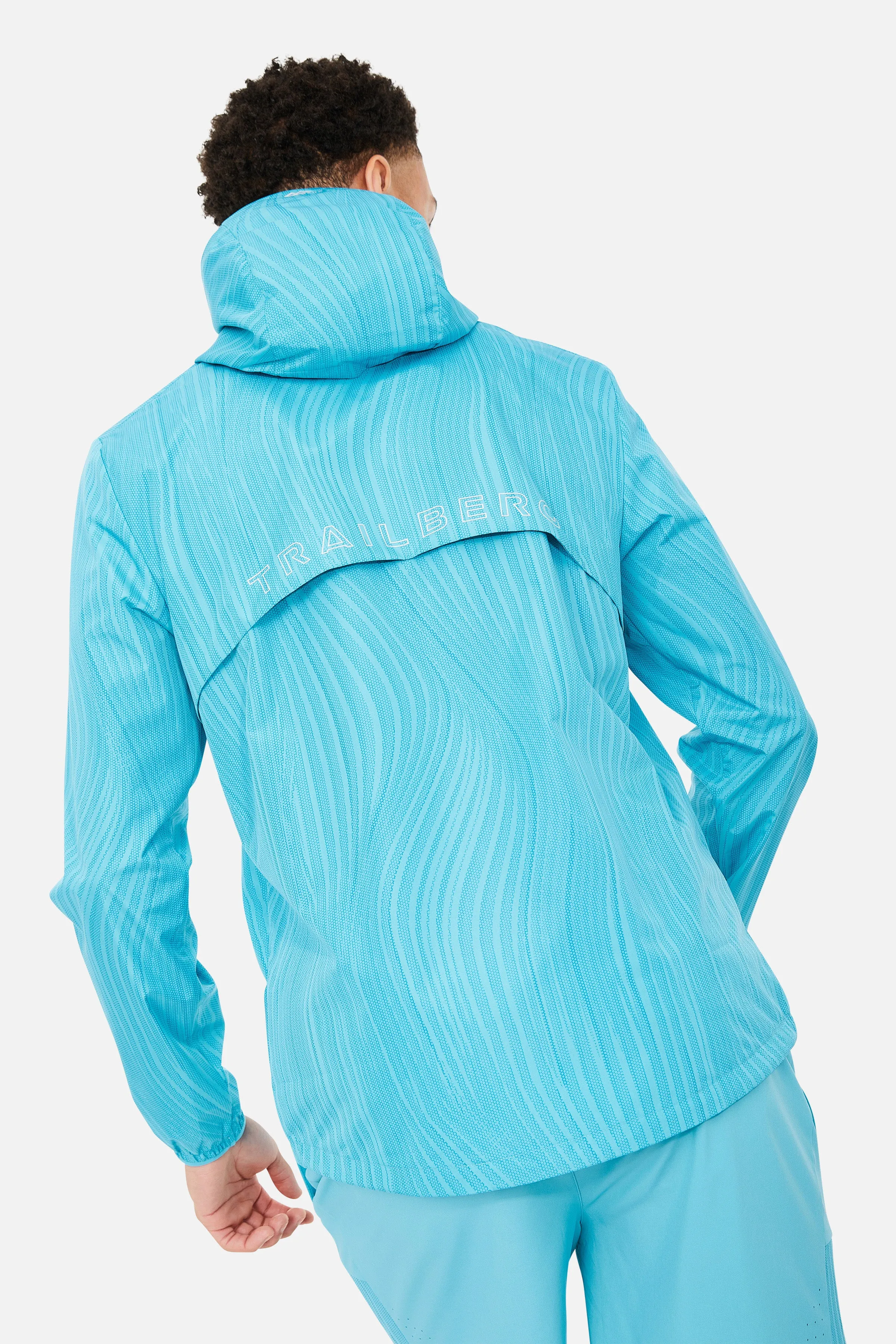 Men's Trailberg Vertex Scuba Blue Windbreaker