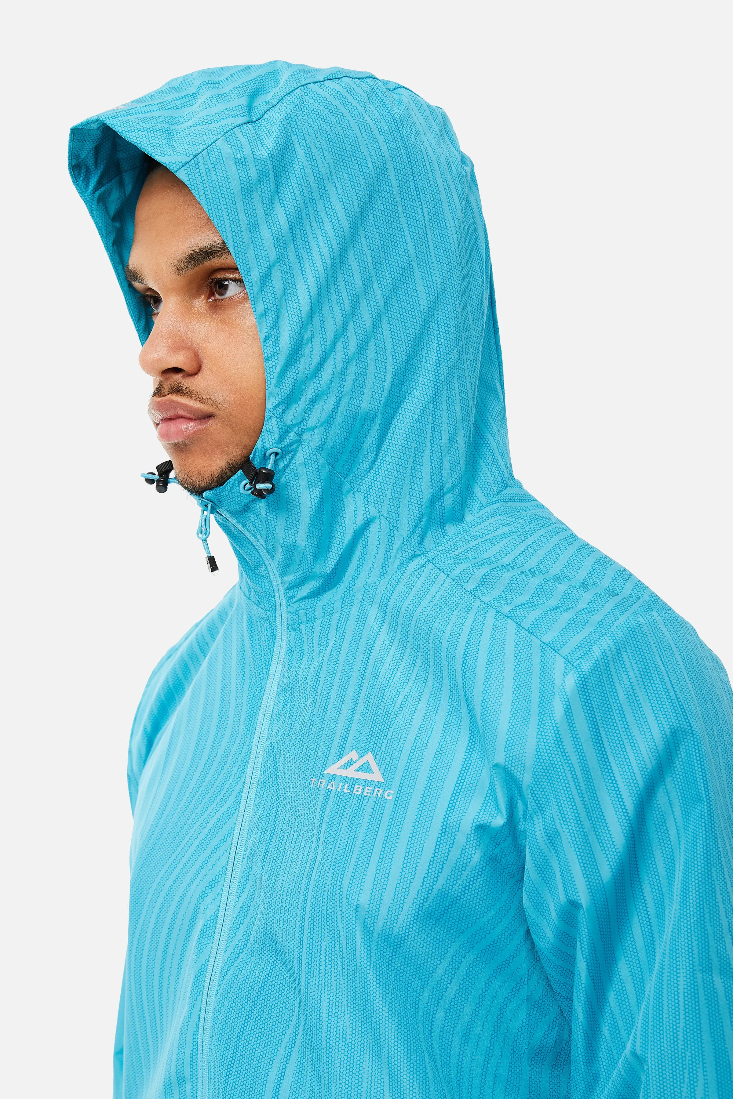 Men's Trailberg Vertex Scuba Blue Windbreaker