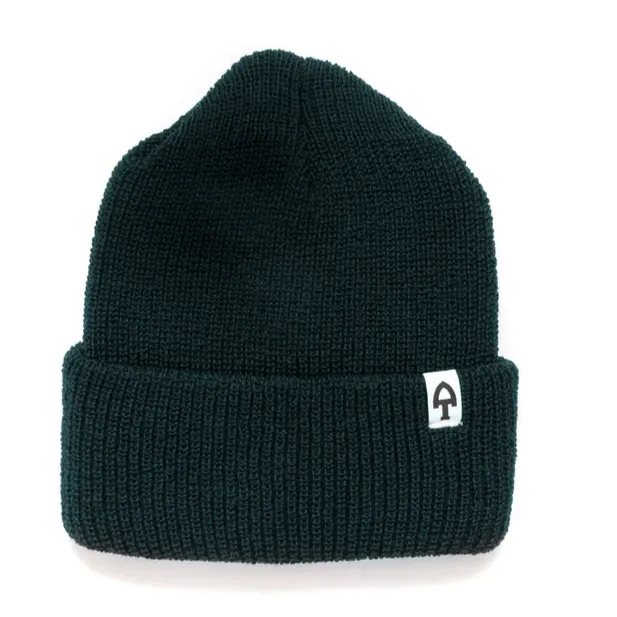 MERINO CARDIGAN Stitch Beanie Pine