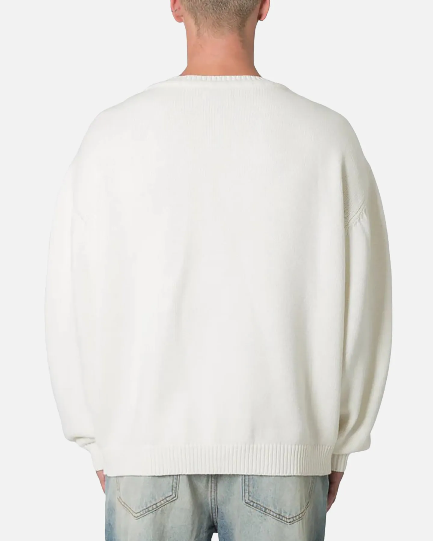MNML Varsity Knit Sweater Off White