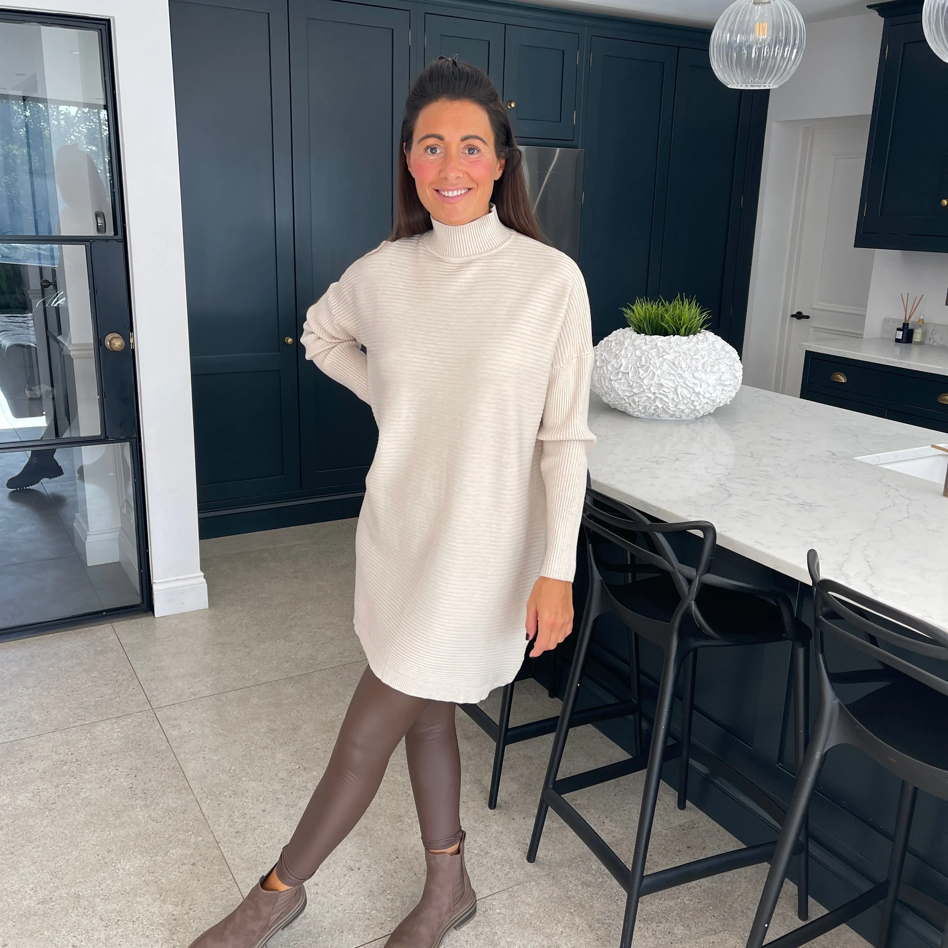 New Toma Ribbed Jumper Dress