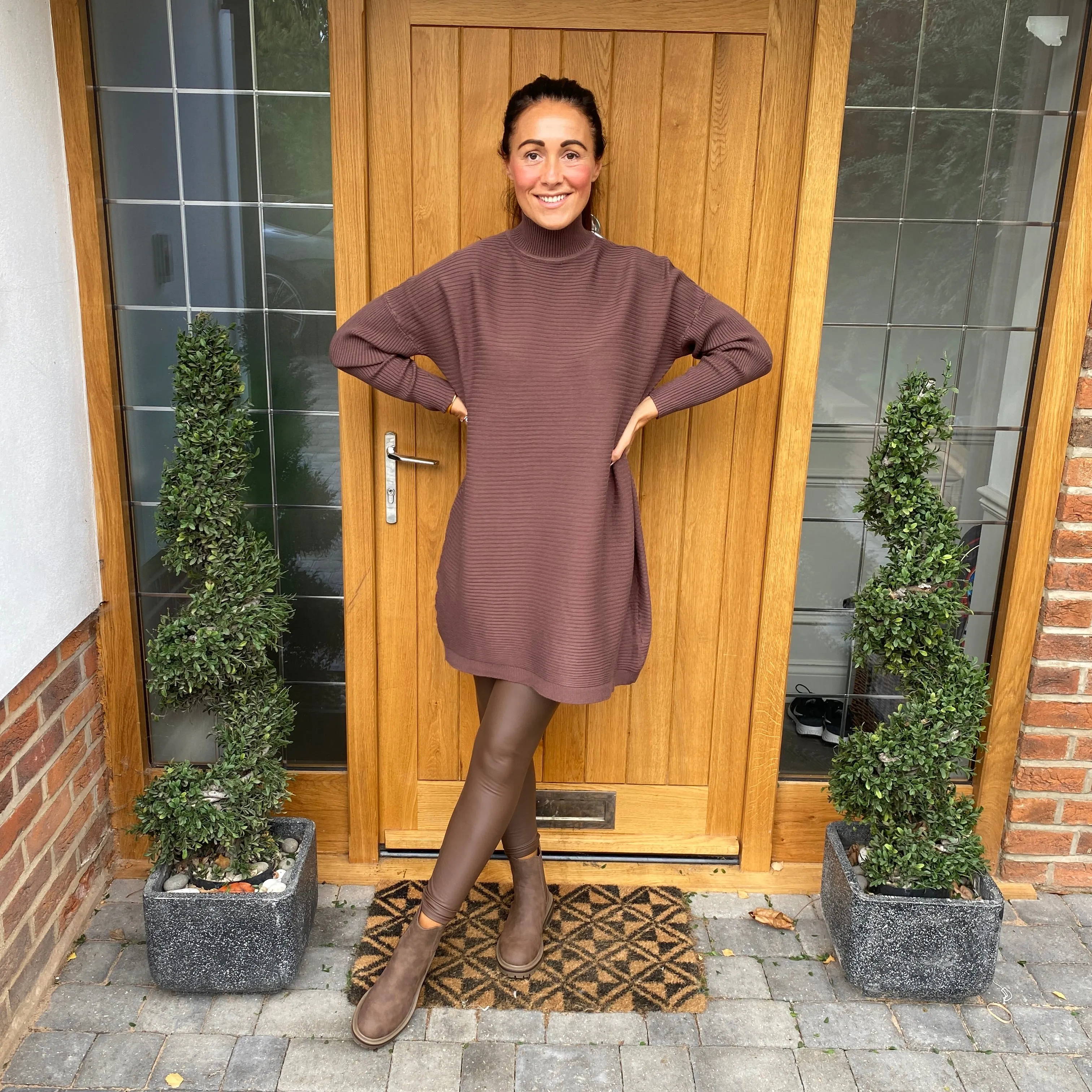 New Toma Ribbed Jumper Dress