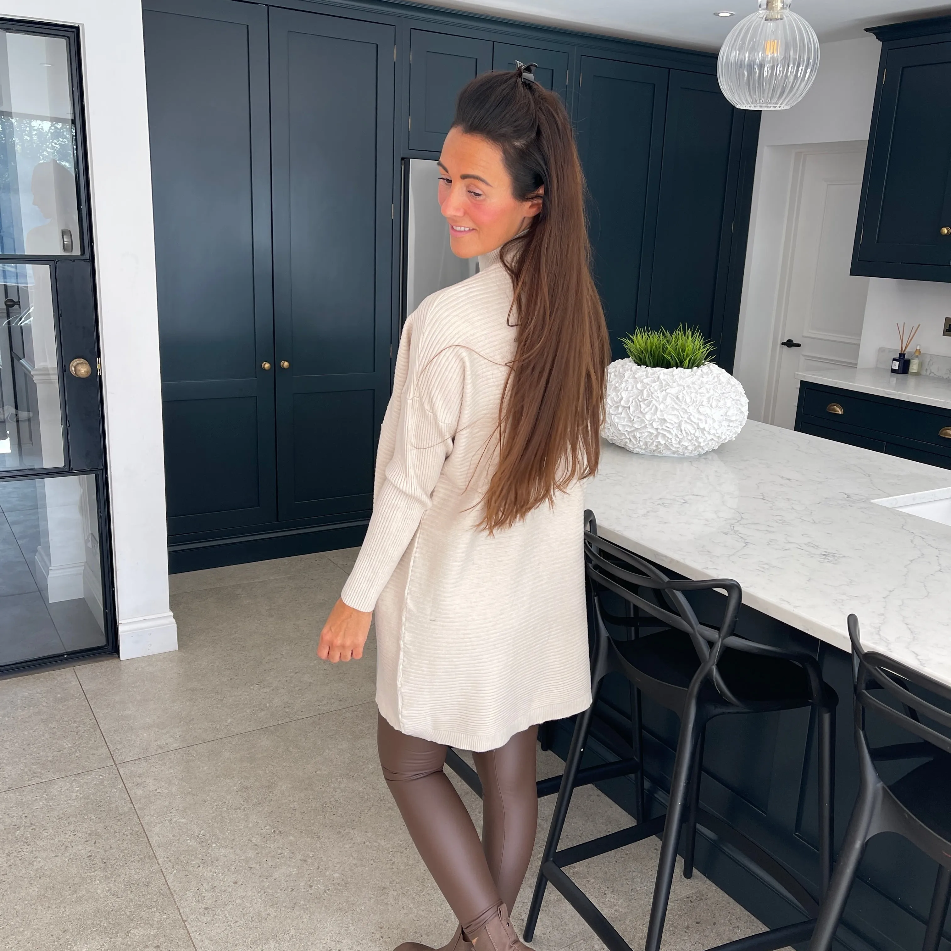 New Toma Ribbed Jumper Dress