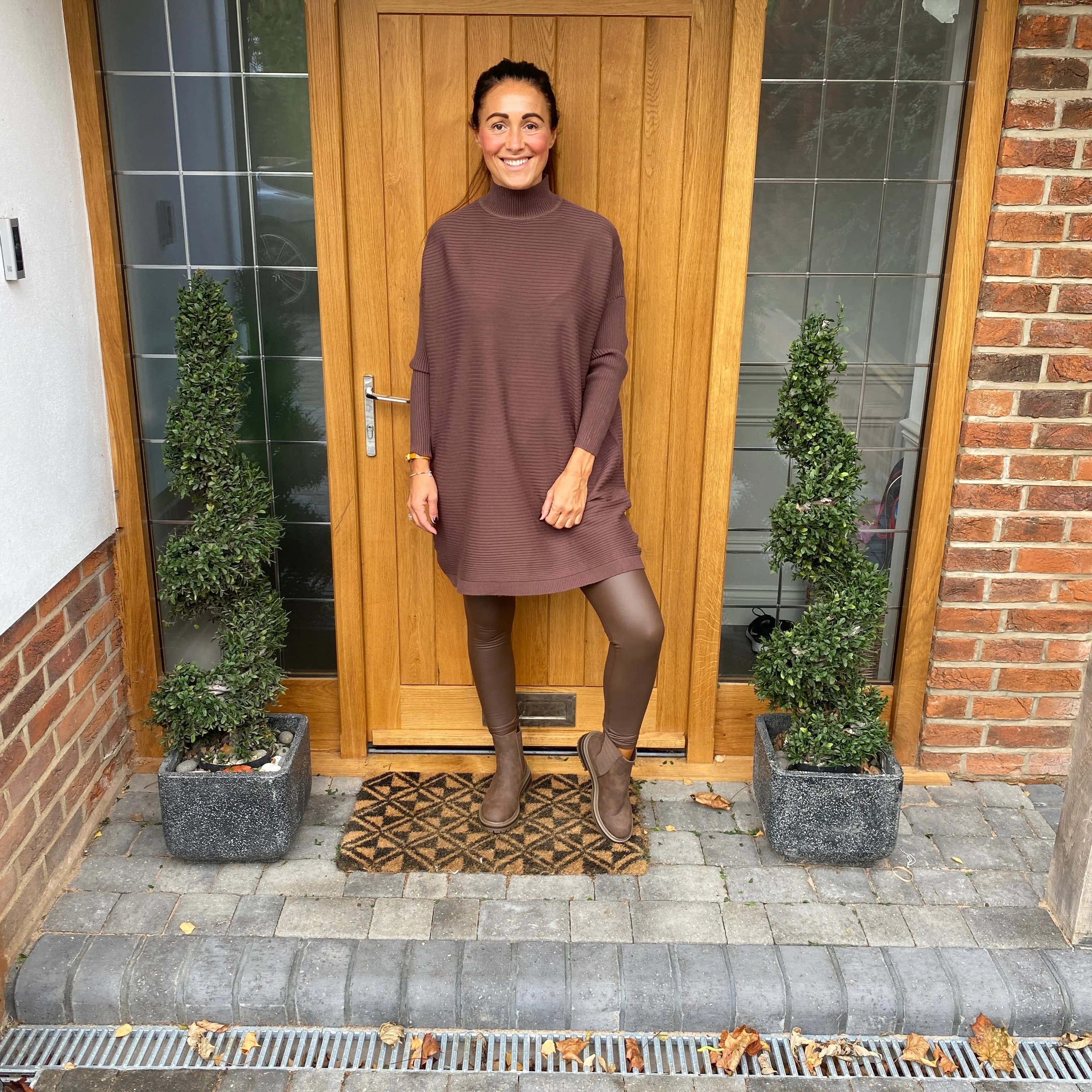 New Toma Ribbed Jumper Dress