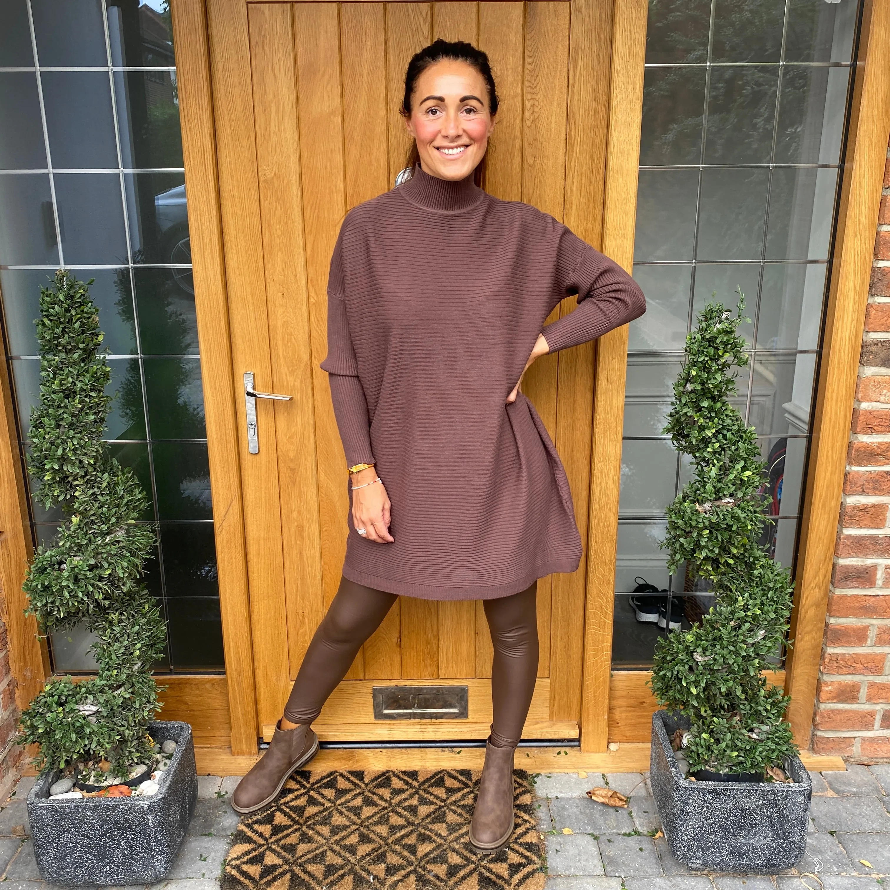 New Toma Ribbed Jumper Dress