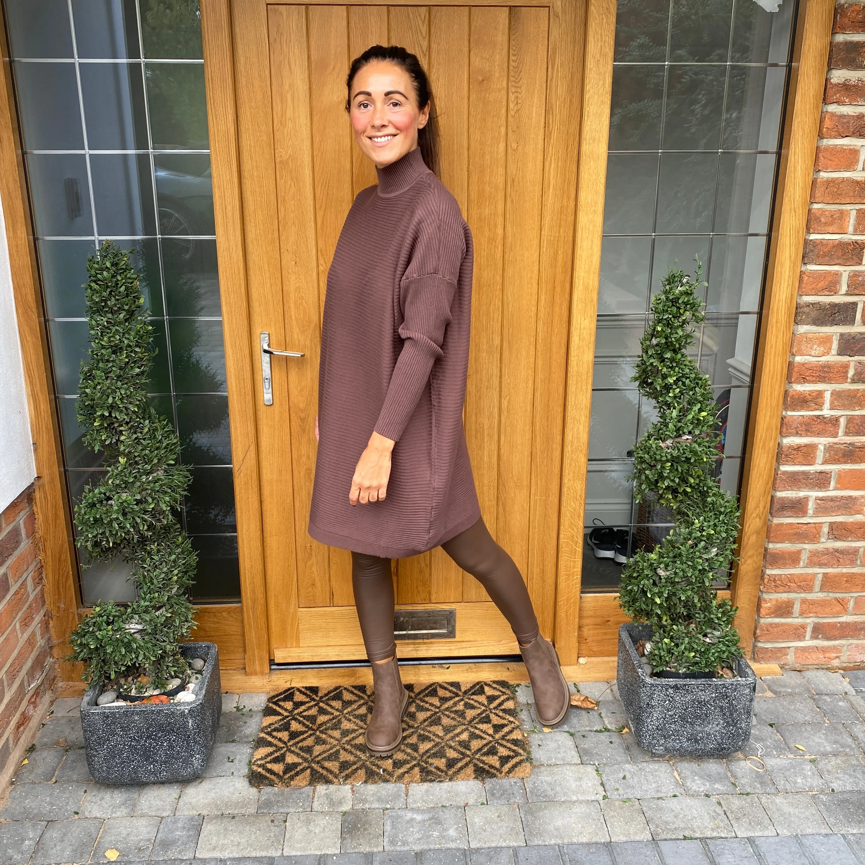 New Toma Ribbed Jumper Dress