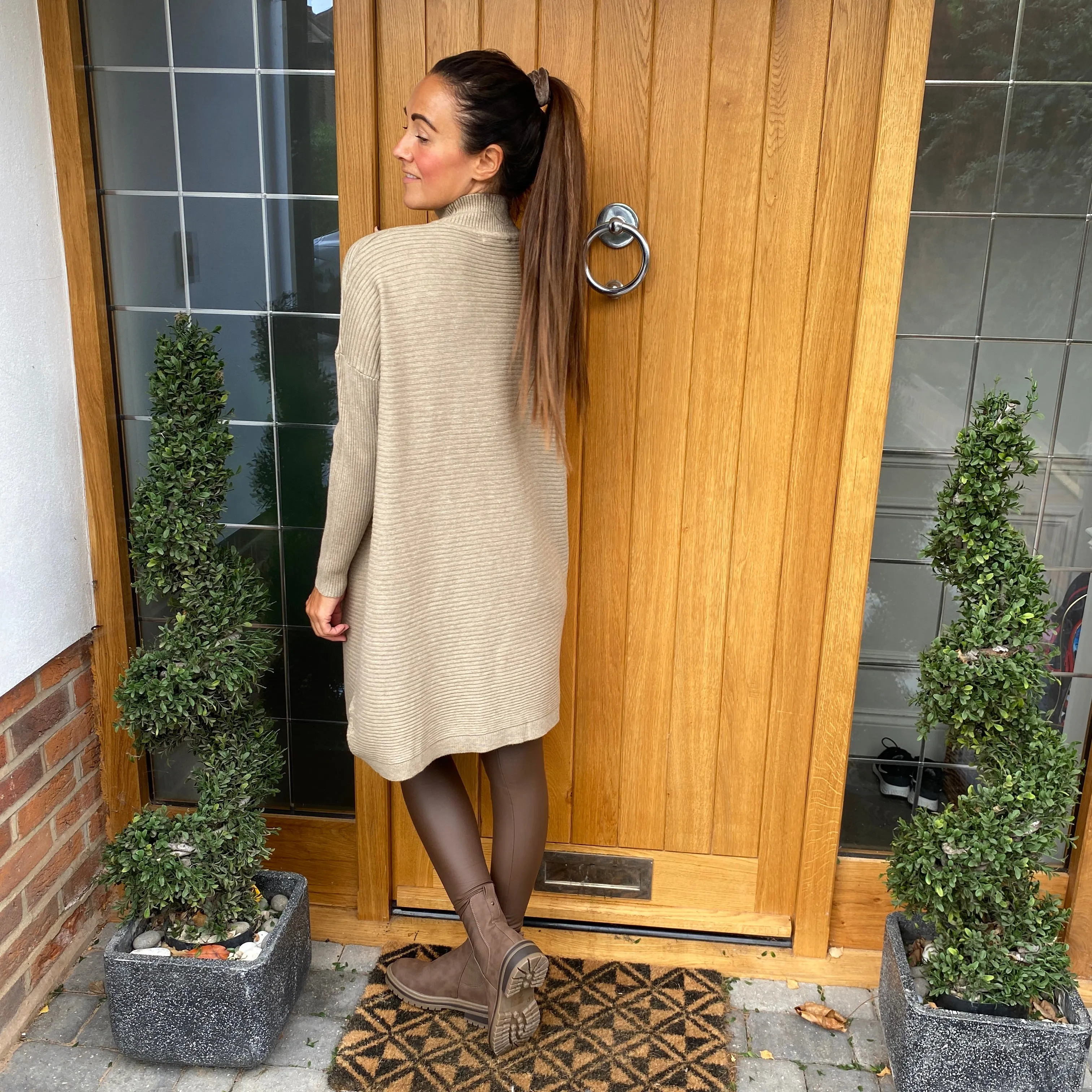 New Toma Ribbed Jumper Dress