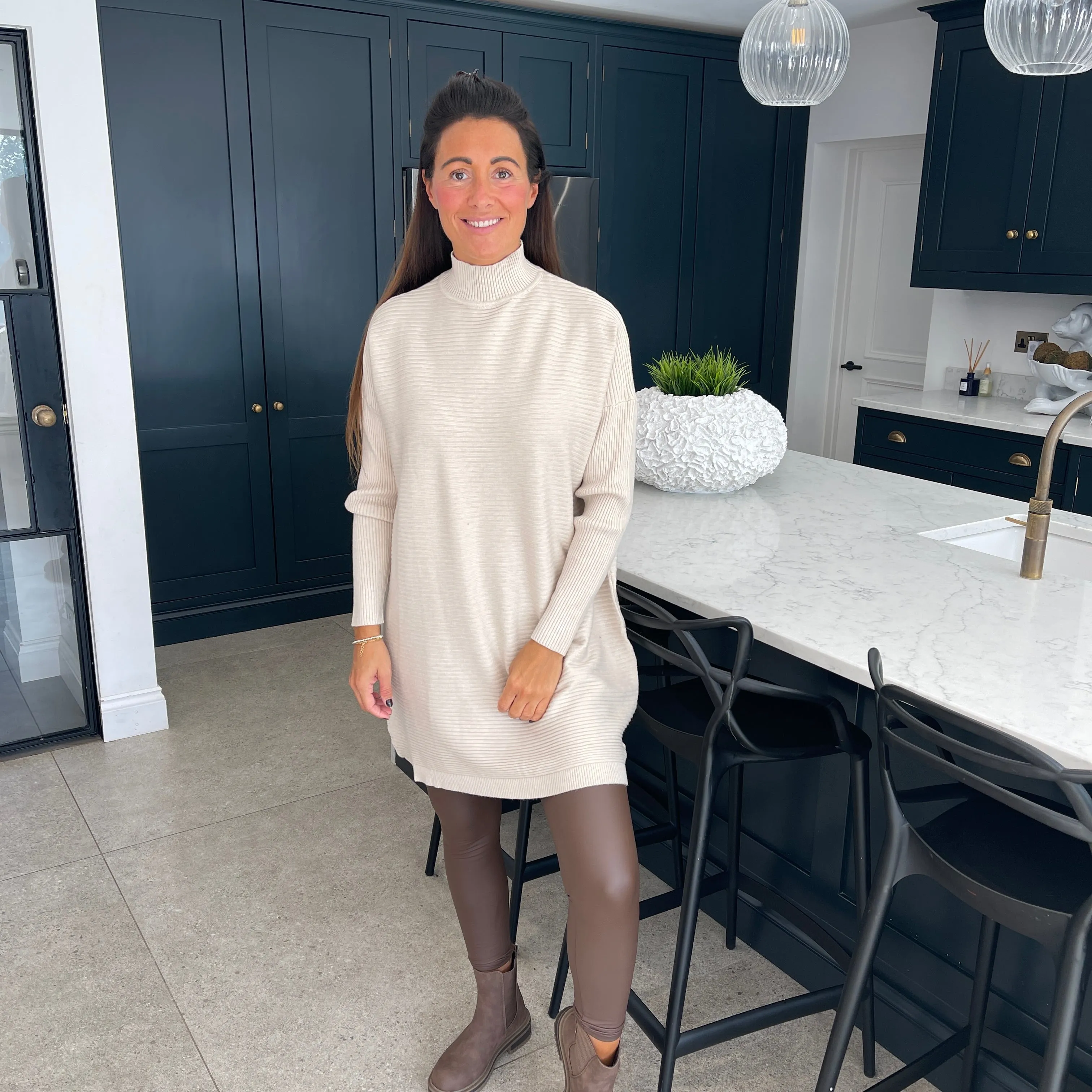 New Toma Ribbed Jumper Dress