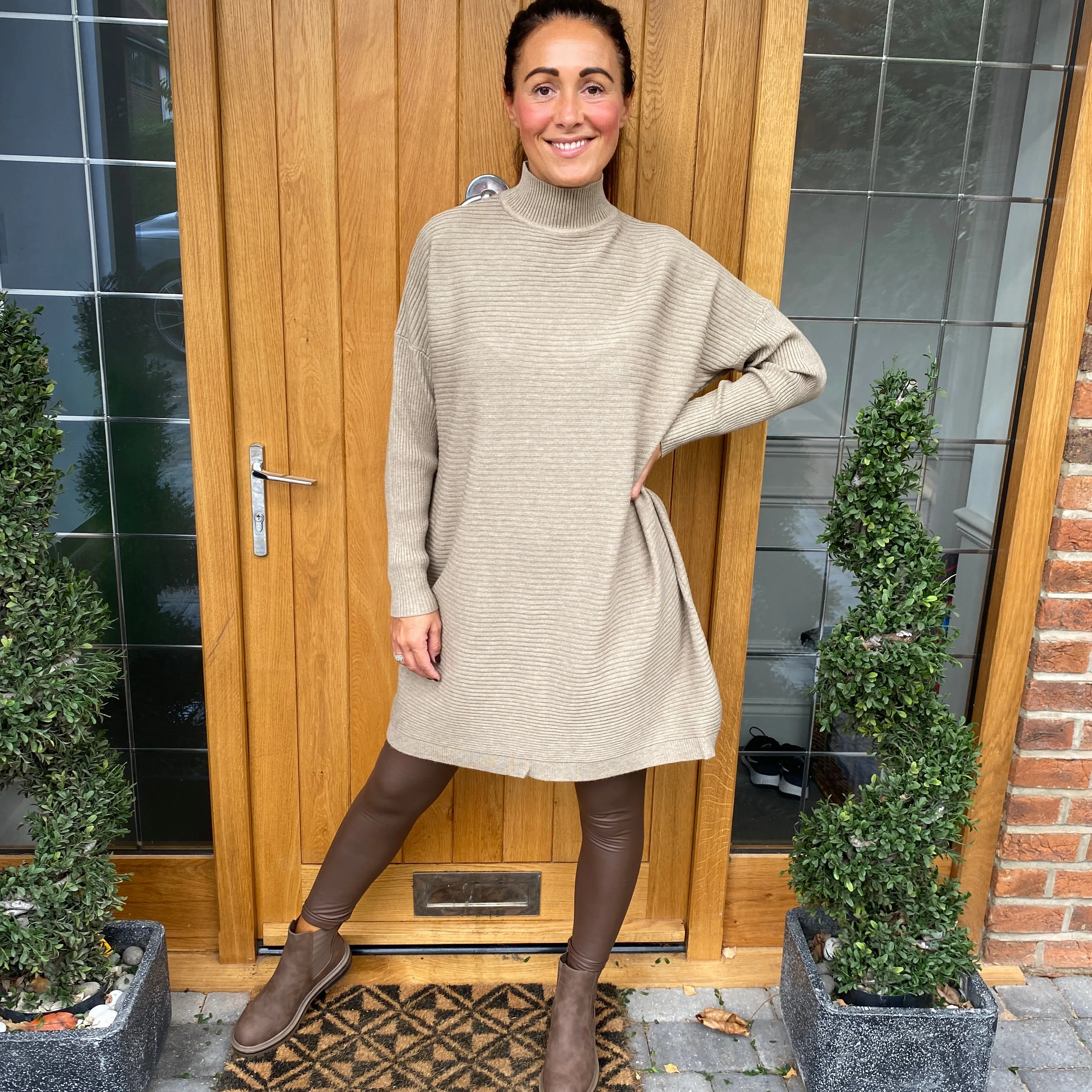 New Toma Ribbed Jumper Dress
