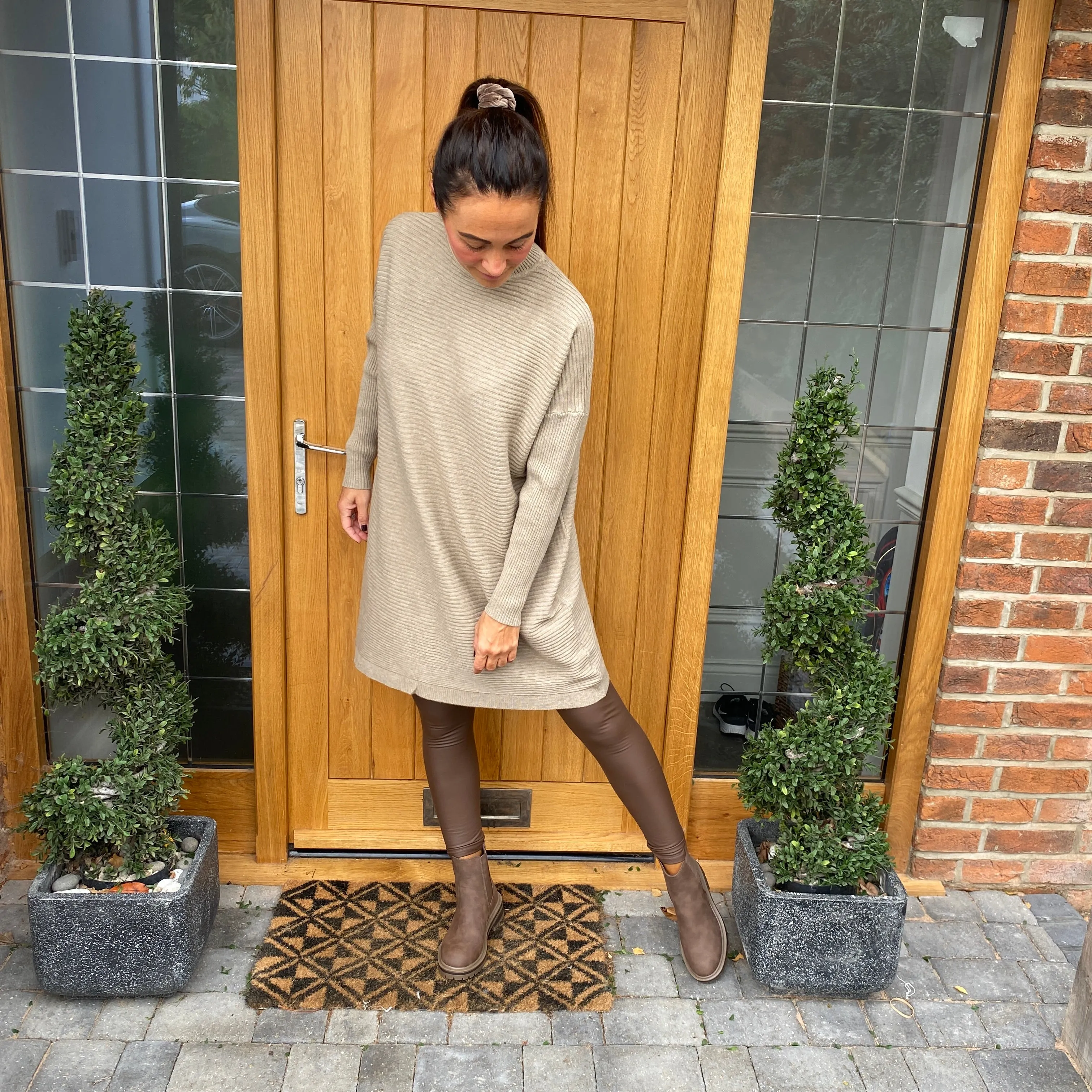 New Toma Ribbed Jumper Dress
