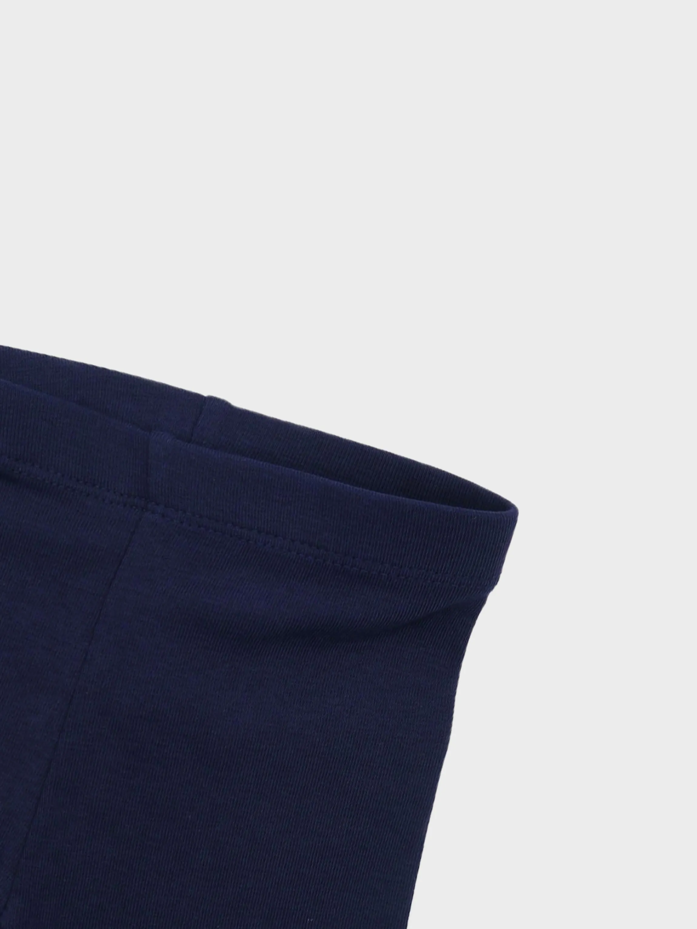 Non Ribbed Leggings- Navy